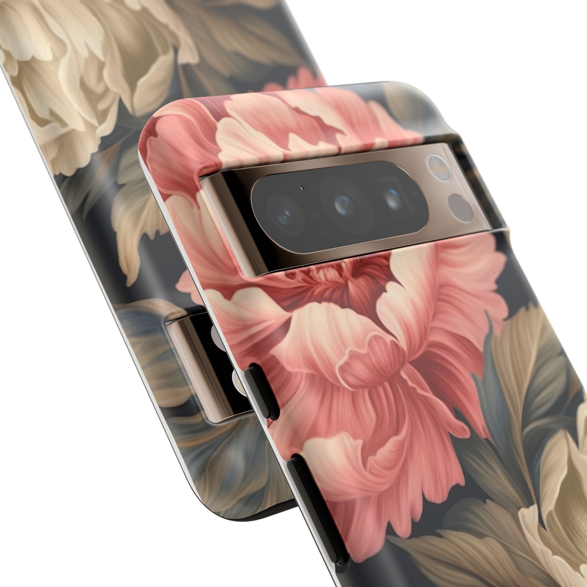 Blush Peony Floral Google Pixel Case (All Models)