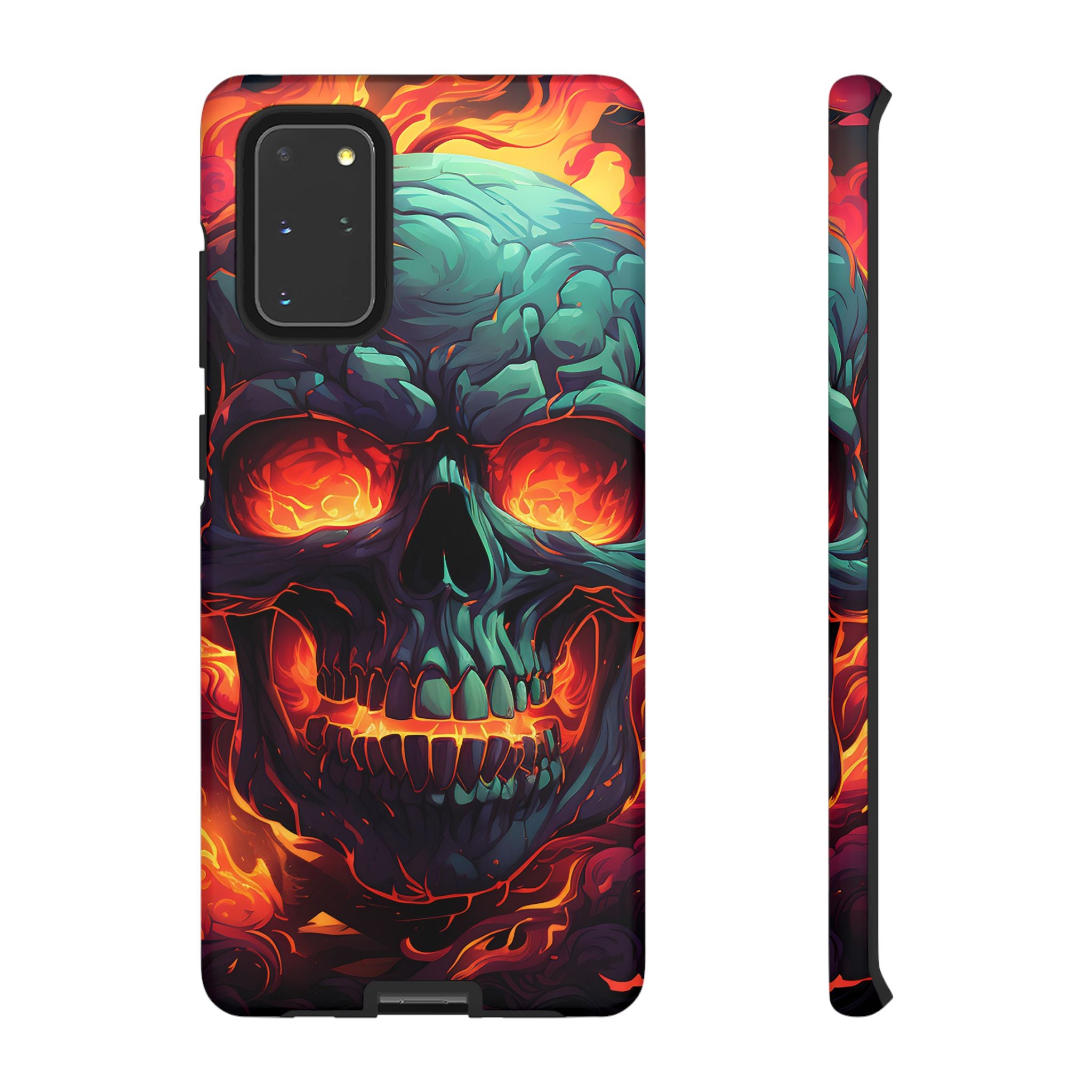 Fiery Skull Samsung Phone Case