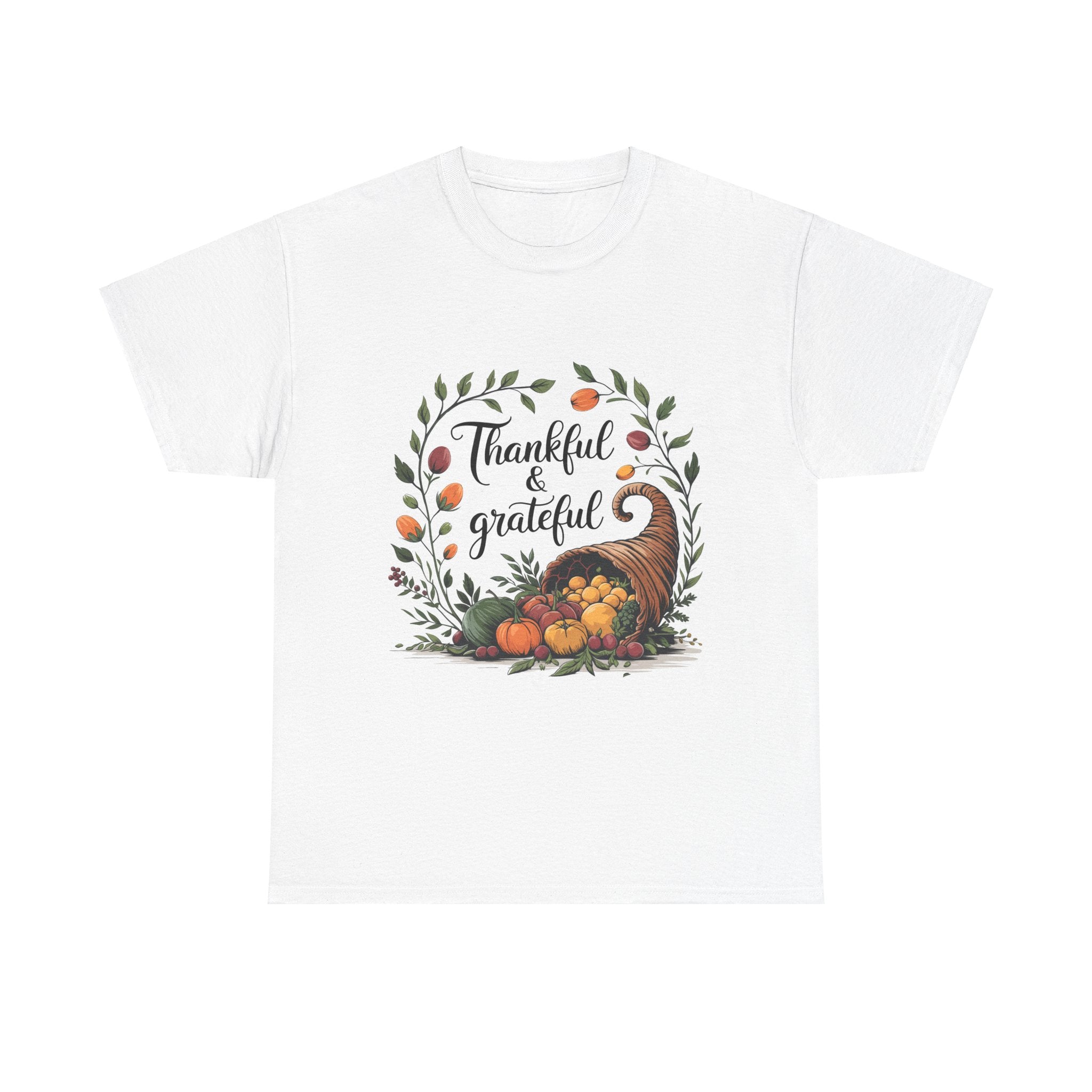 Thankful & Grateful Thanksgiving T-Shirt