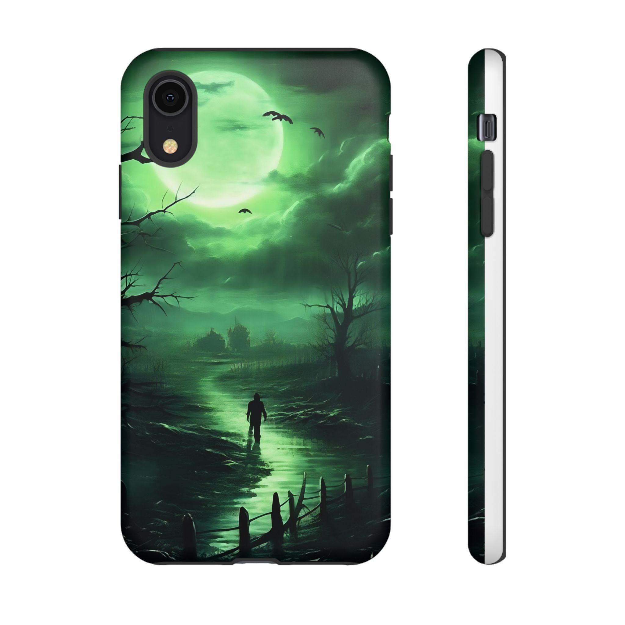 Swamp Moon Gothic iPhone Case - Hexagon Stone