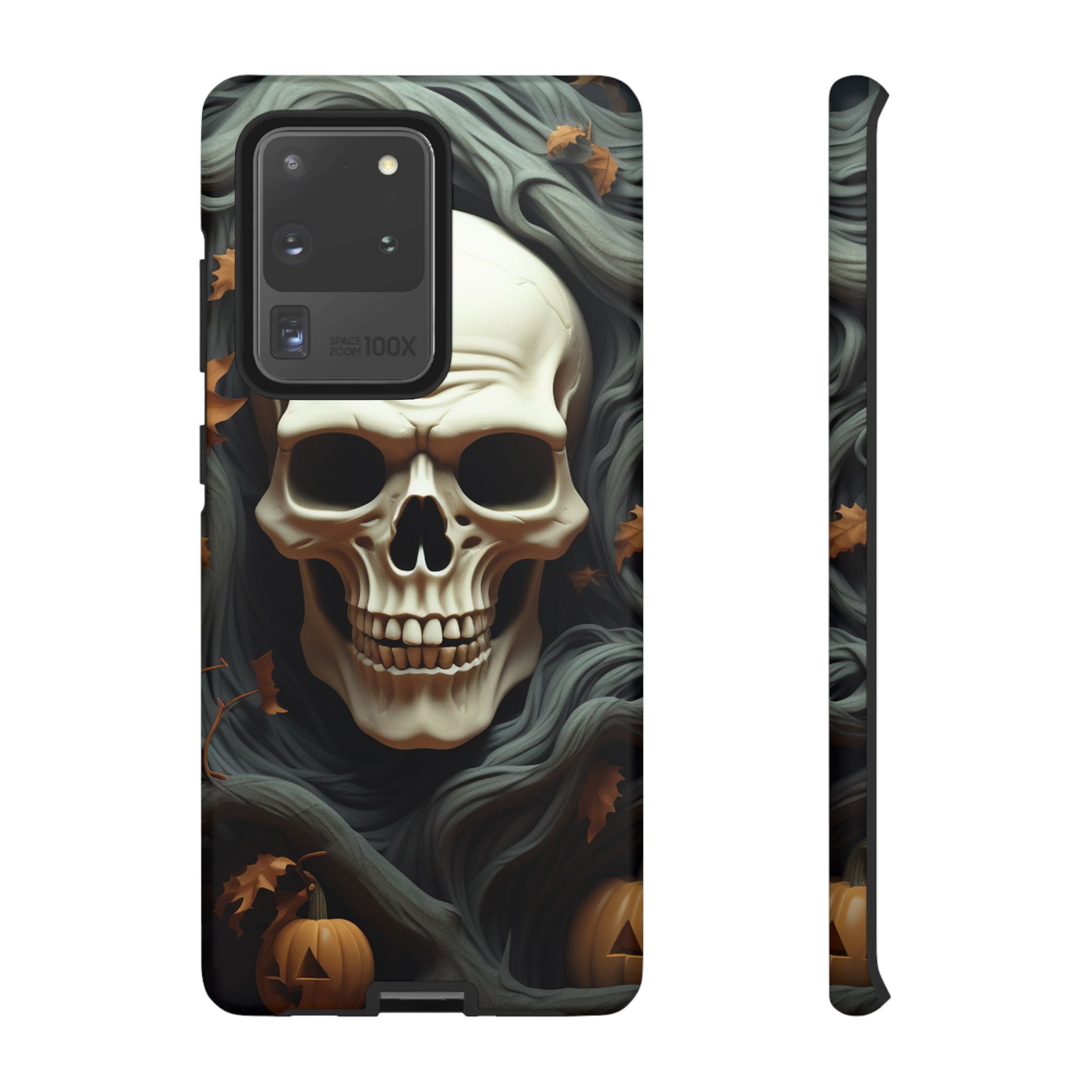 Spooky Skull Samsung Case: Halloween Edition