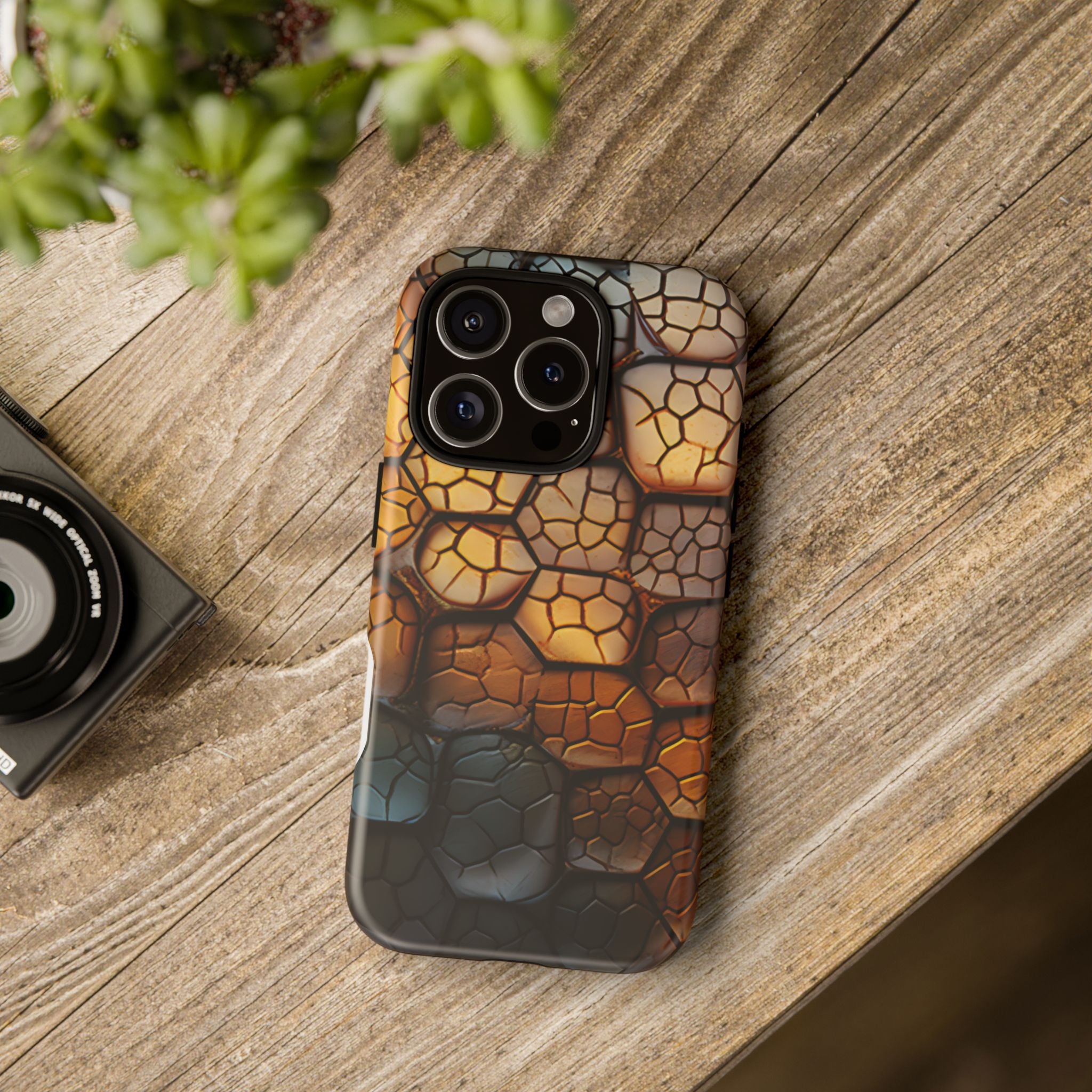 Honeycomb iPhone Case: Abstract Art