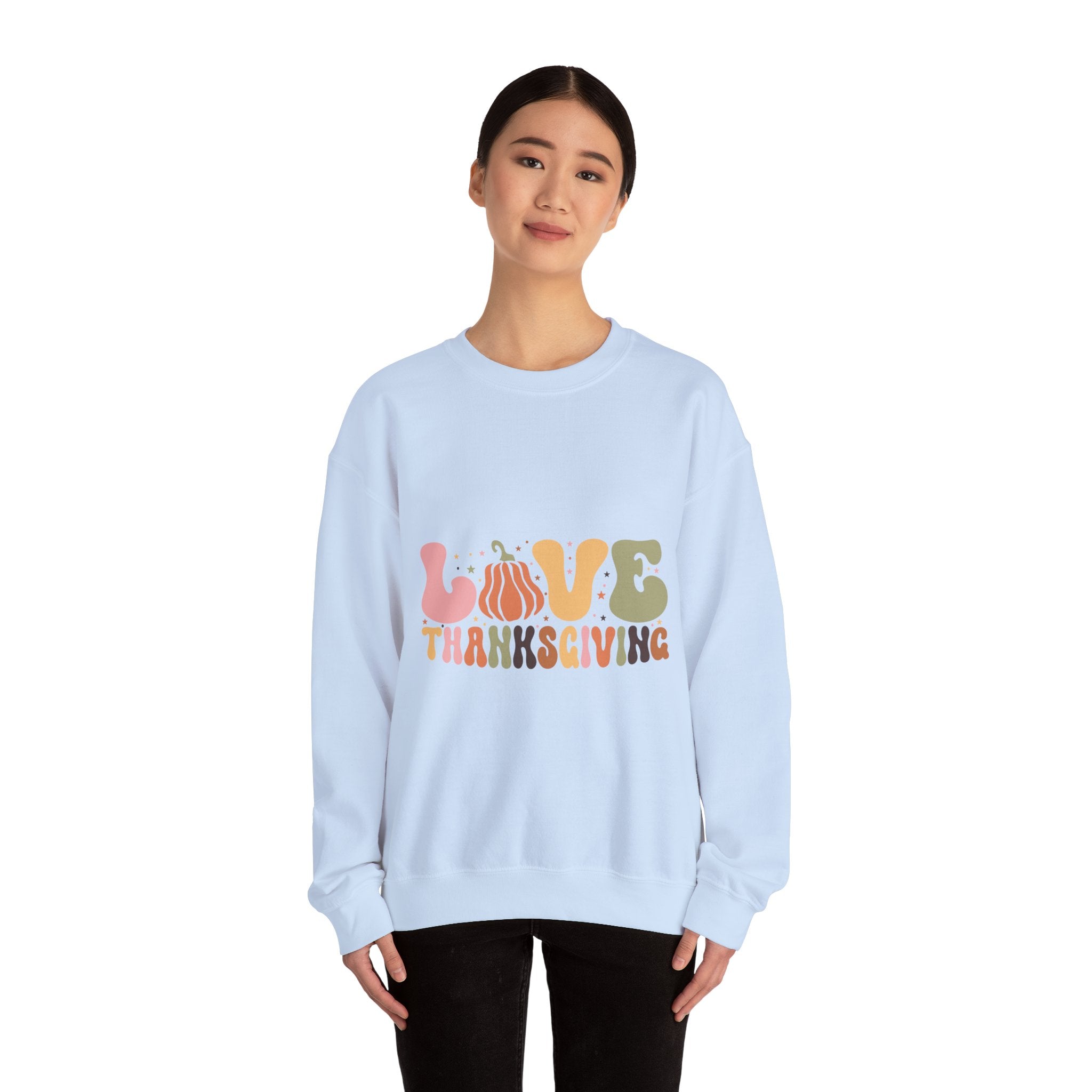 Retro Love Thanksgiving Sweatshirt