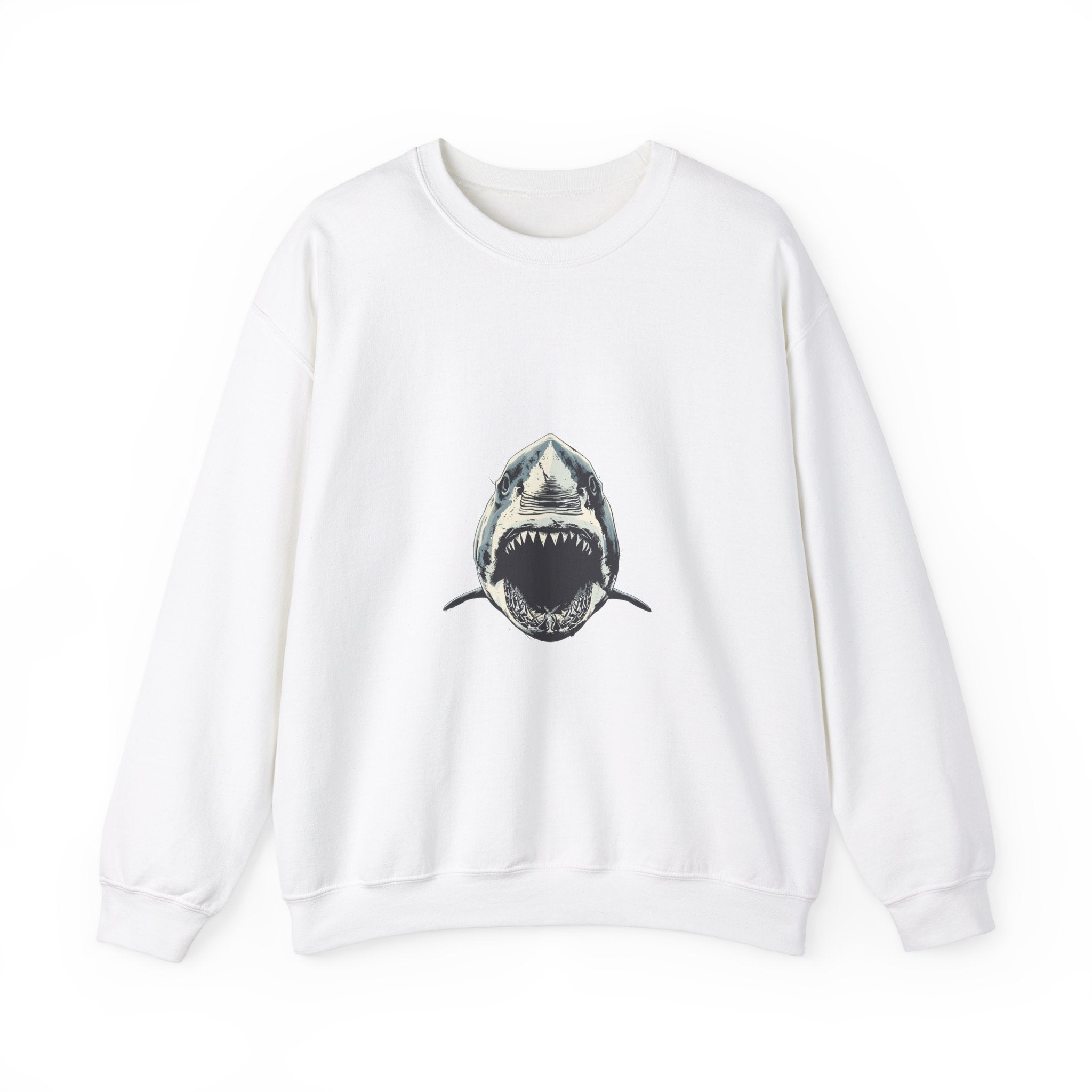 Great White Shark Head Sweatshirt