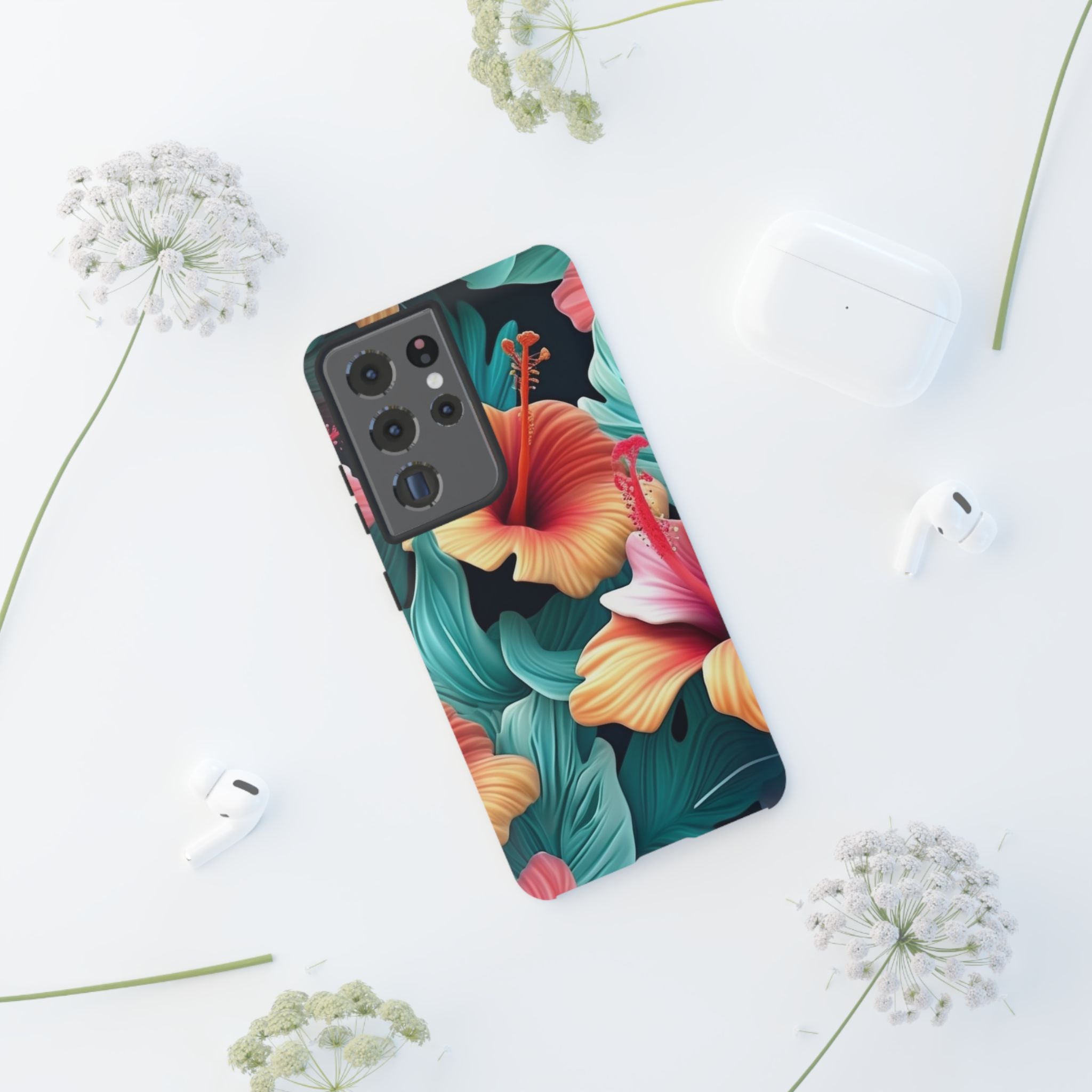 Vibrant Hibiscus Samsung Phone Case