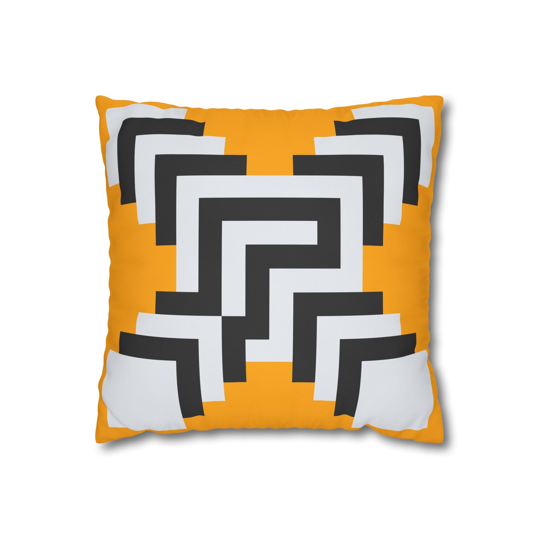 Geometric Gold Pillowcase - Abstract X Design