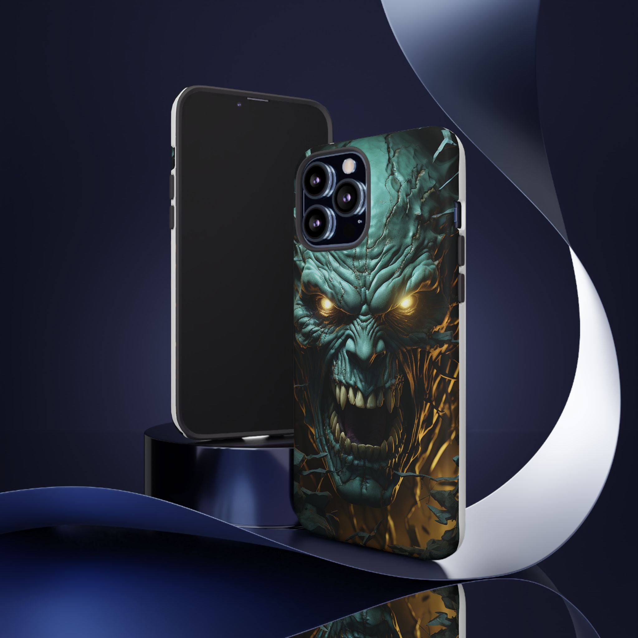 Monstrous Roar Hexagon Stone iPhone Case