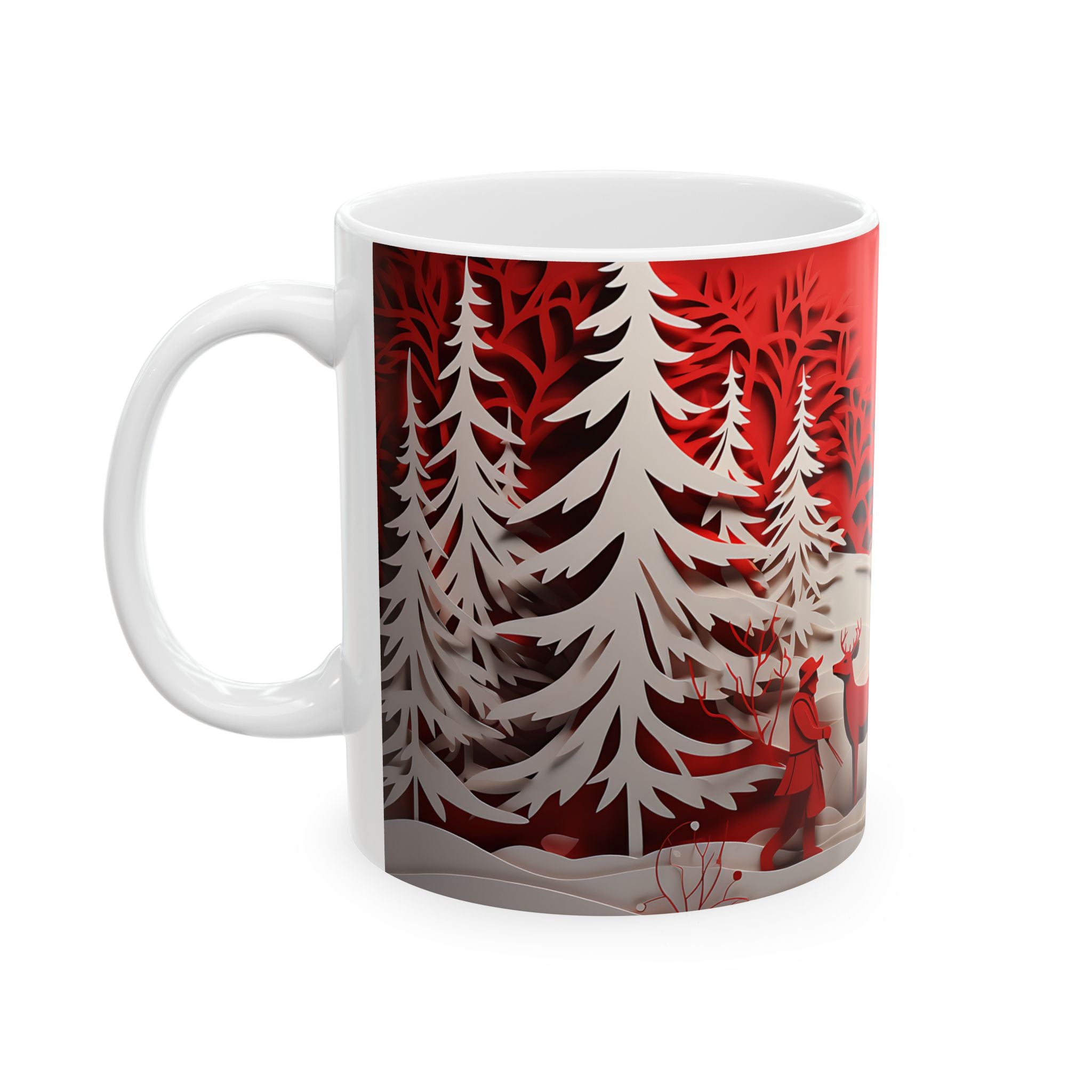 Winter Wonderland Papercut Mug