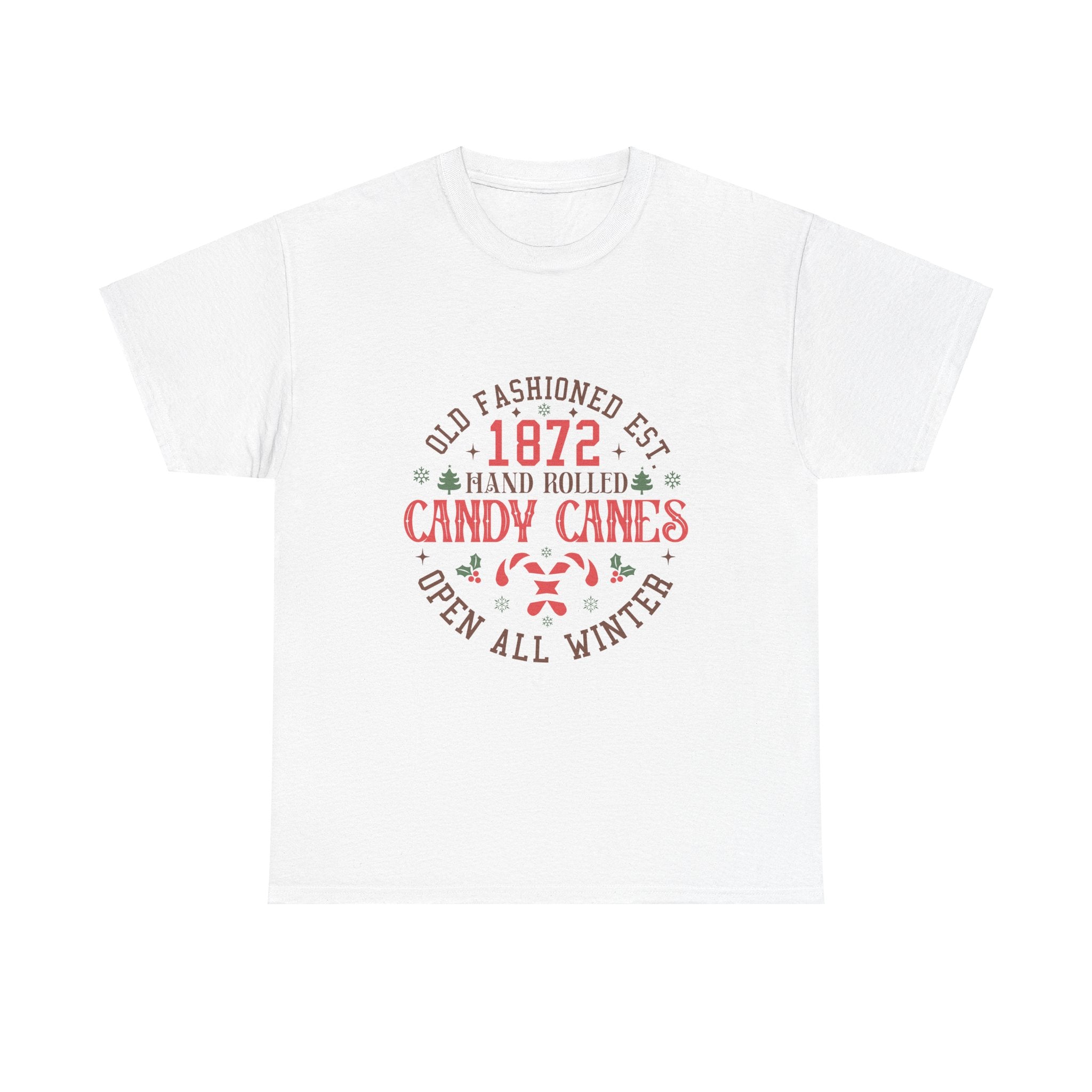 Old Fashioned Candy Canes 1872 Xmas Tee