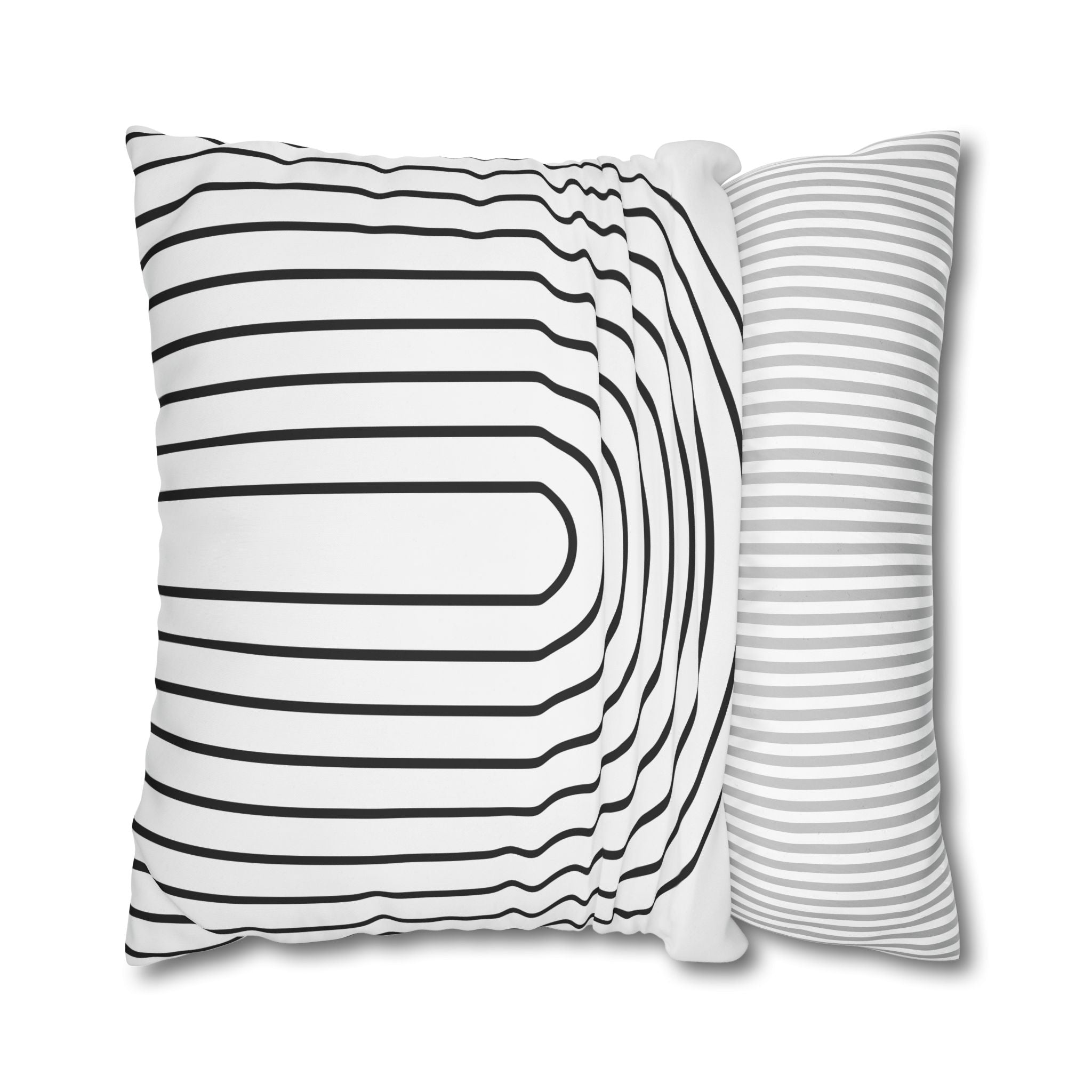 Abstract U-Shape Pillowcase - Minimalist Design