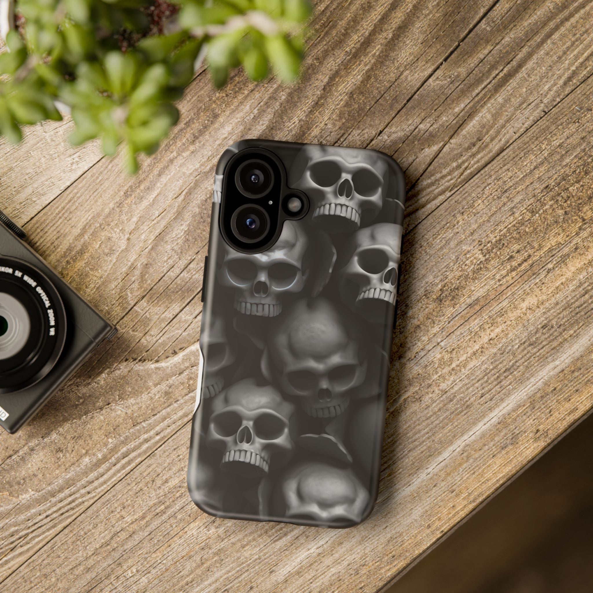 Memento Mori: Hexagon Stone iPhone Case