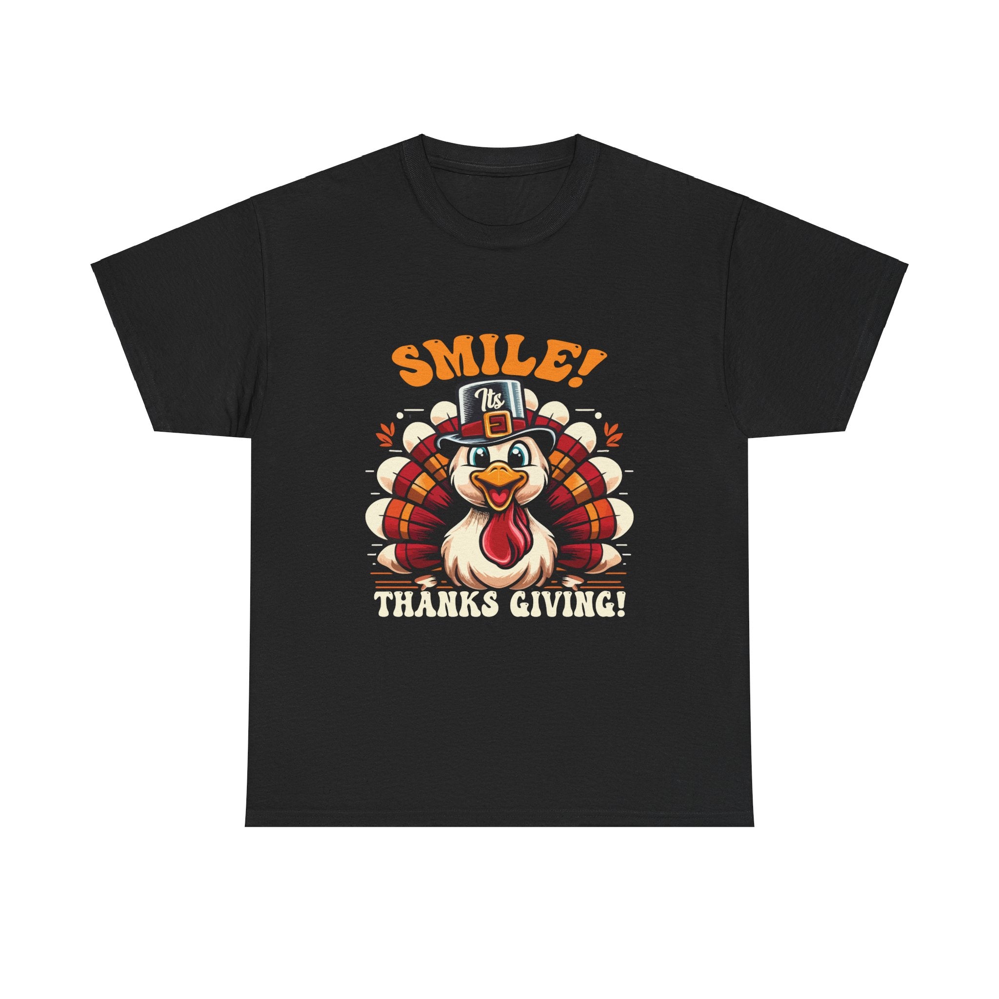 Smiling Turkey Thanksgiving T-Shirt