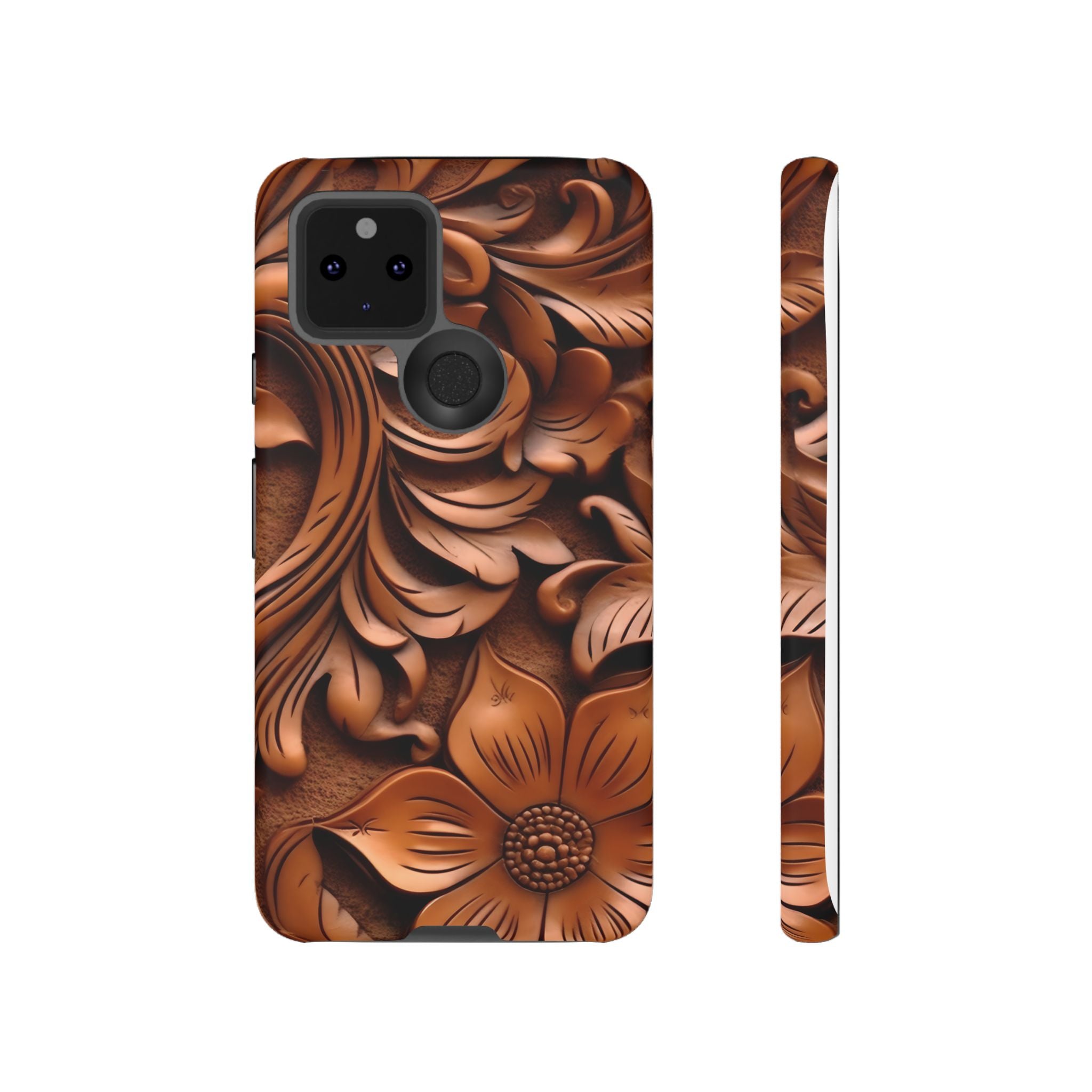 Intricate Wood Carving Design Google Pixel Case (All Models)