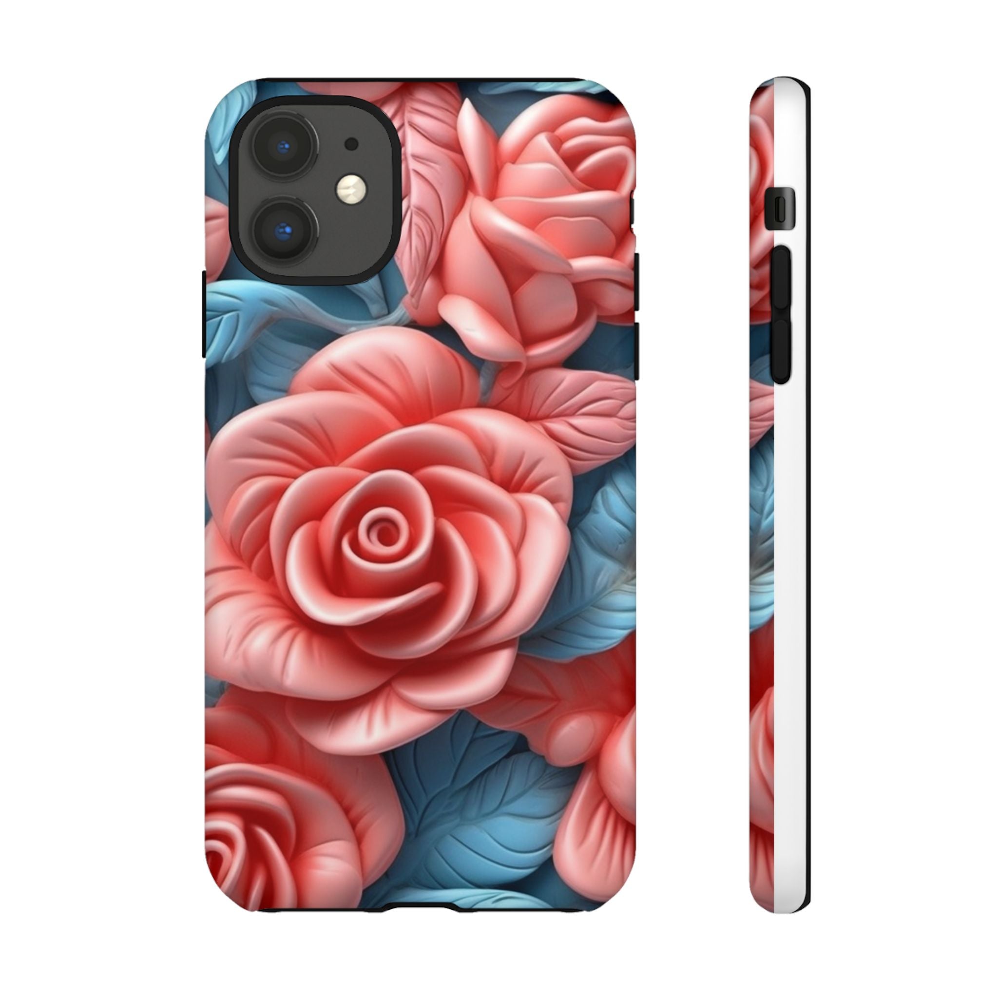 Stylized Floral iPhone Case - Hexagon Stone