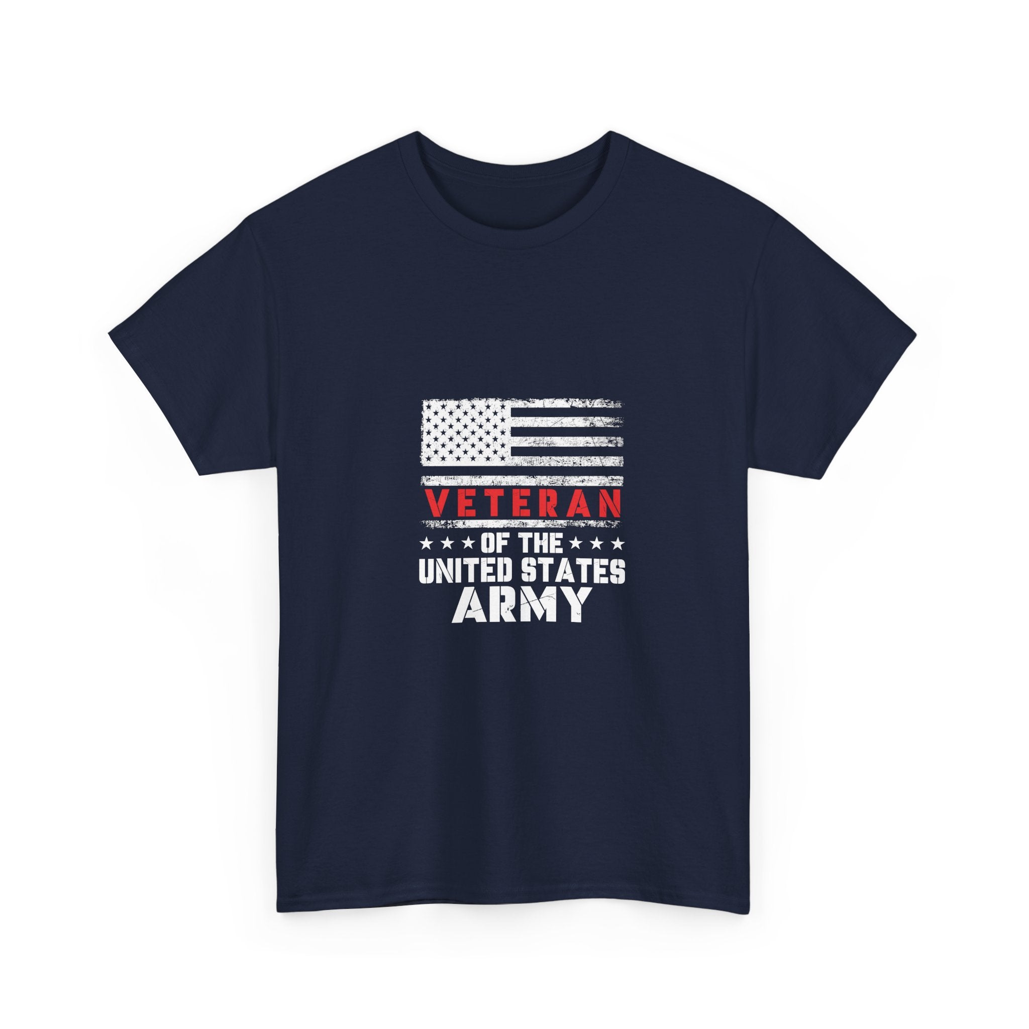 Veteran US Army T-Shirt - Vintage Flag