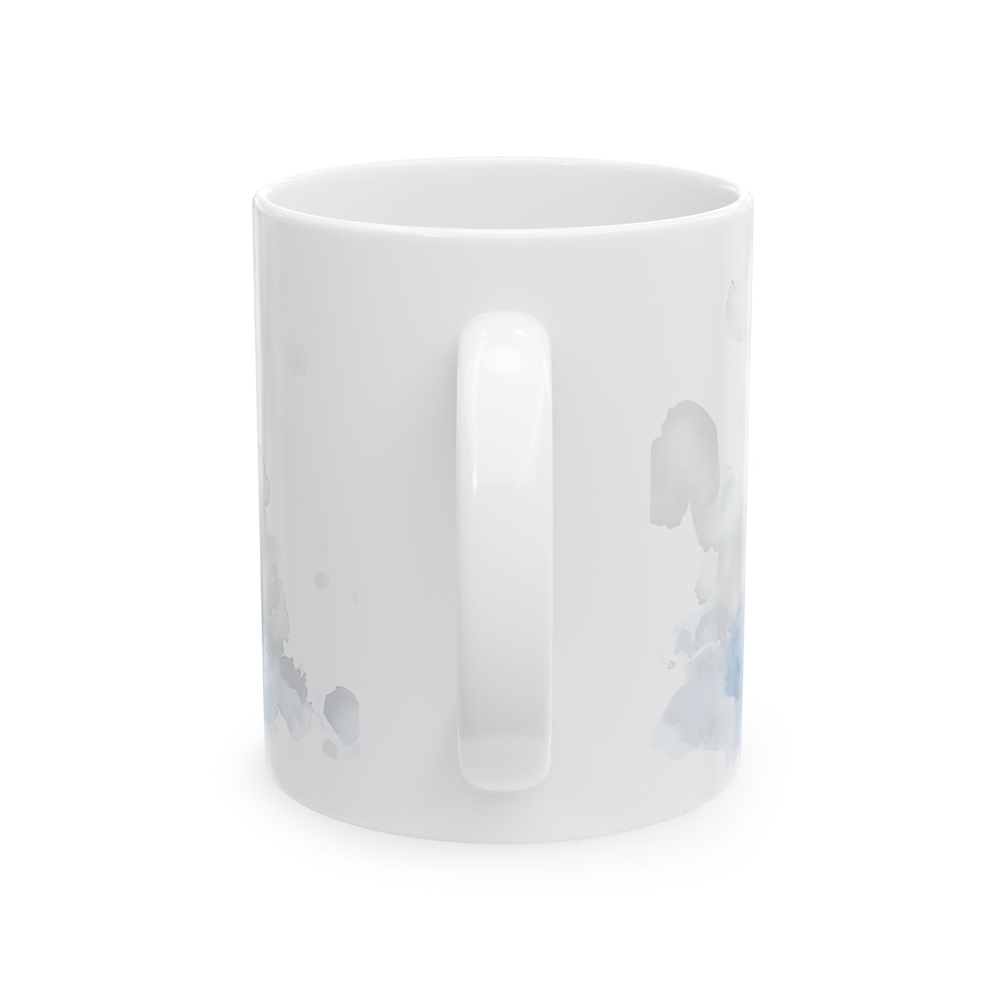 Arctic Fox Santa Mug - Cozy Winter Art