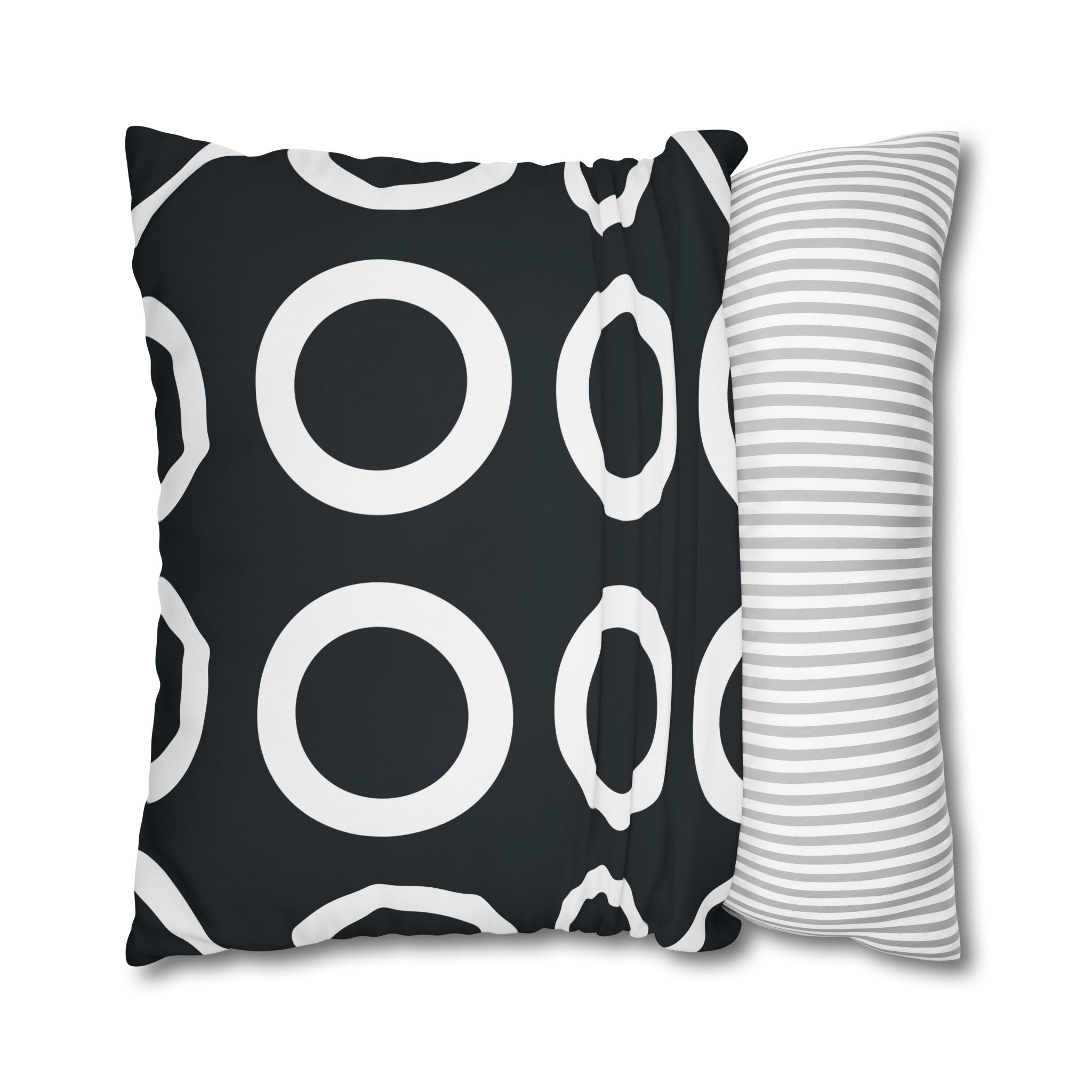 Navy Blue & White Dot Pillowcase