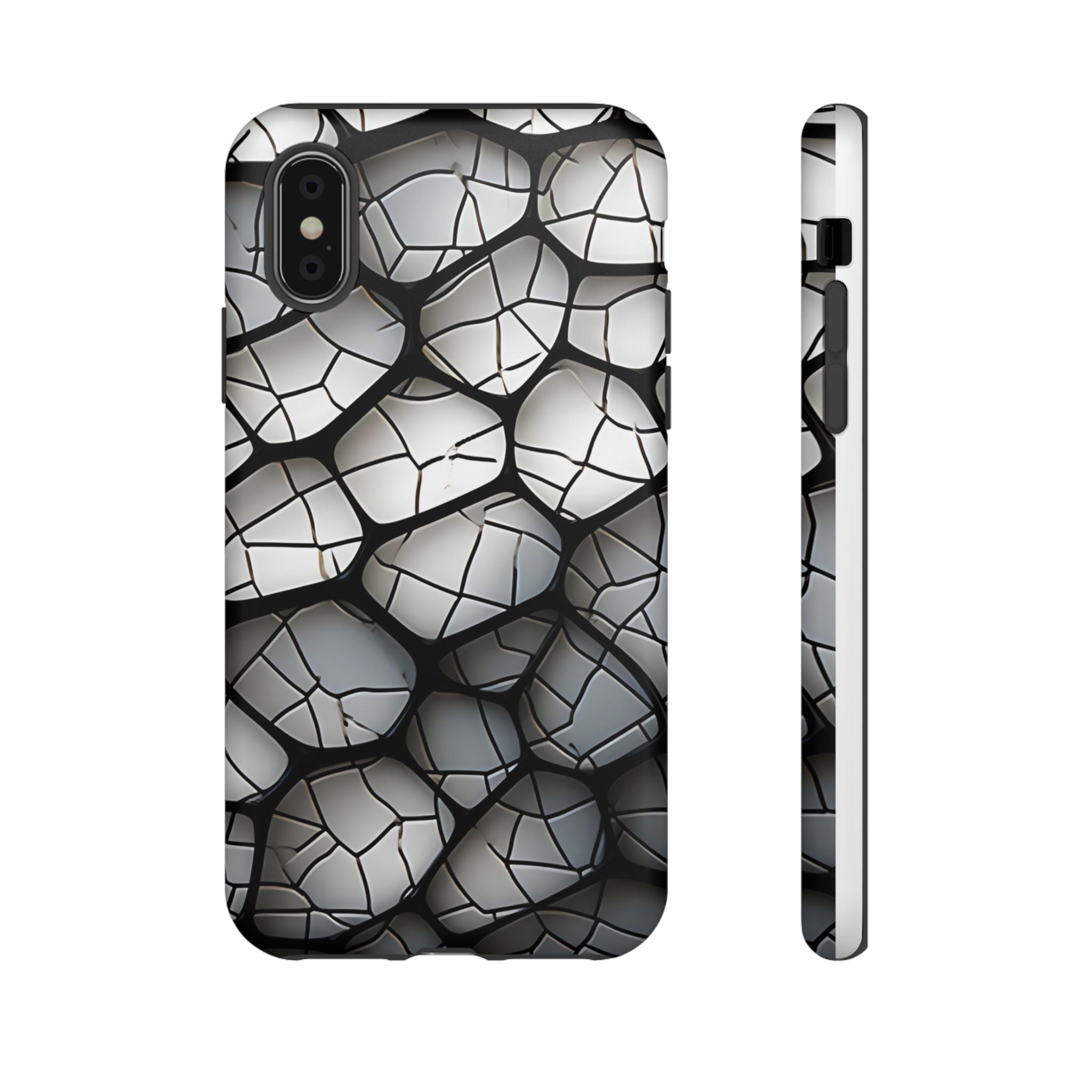 Abstract Mosaic iPhone Case - Textured & Chic