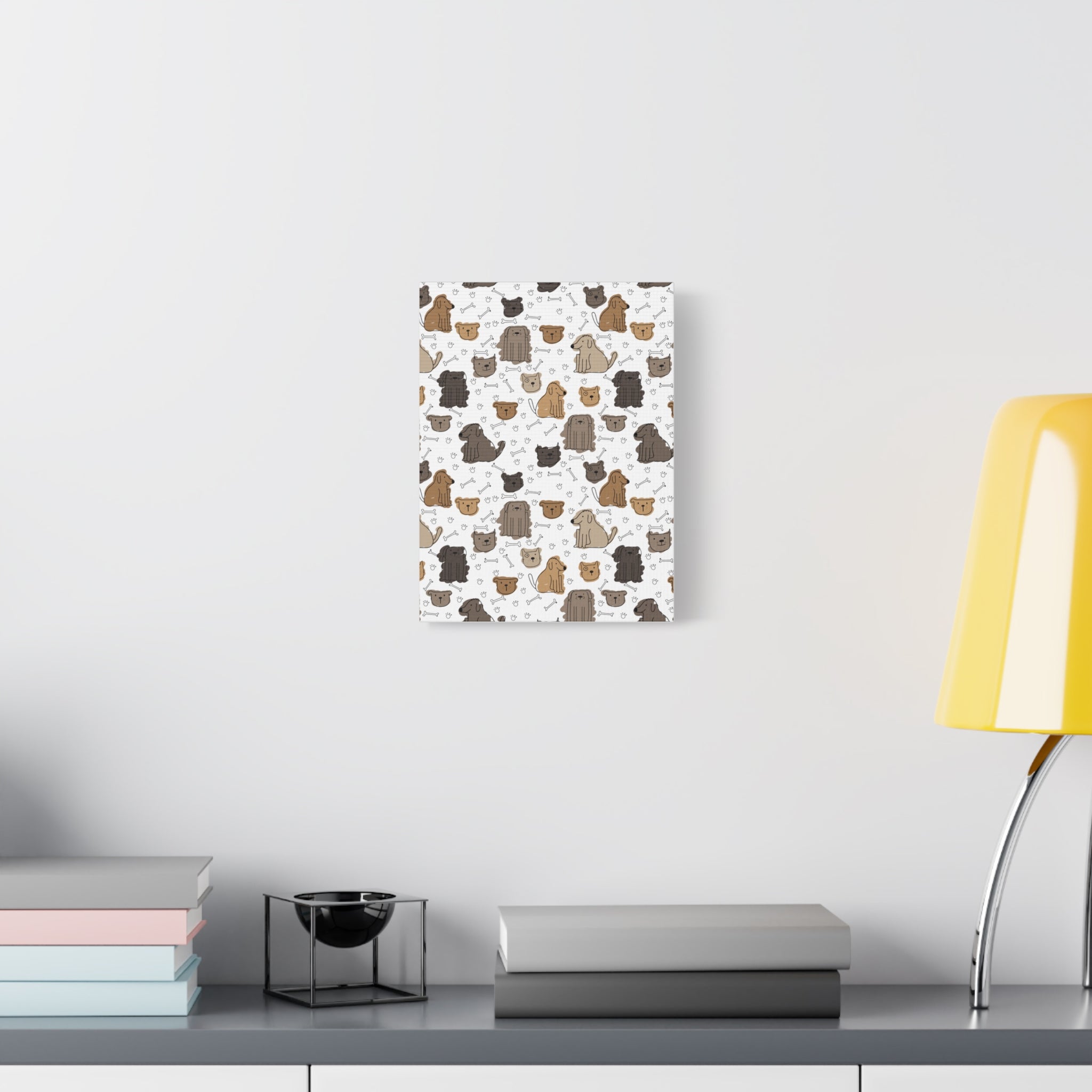 Cute Dogs & Cats Canvas Print