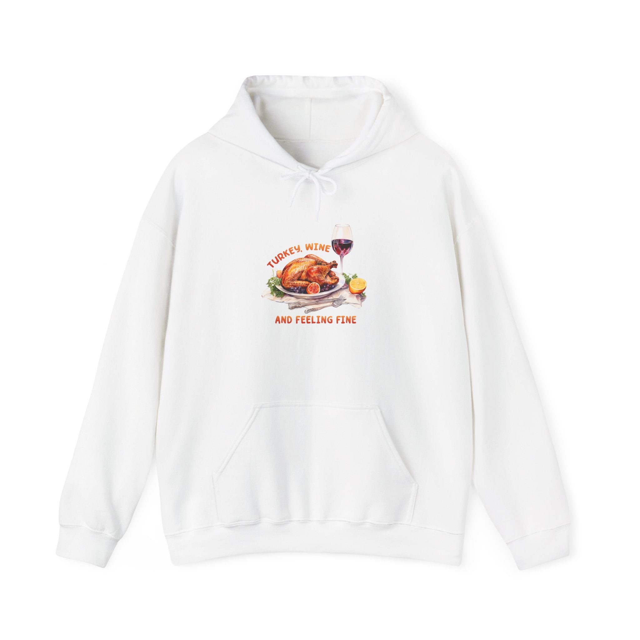 Thanksgiving Turkey Wine Hoodie