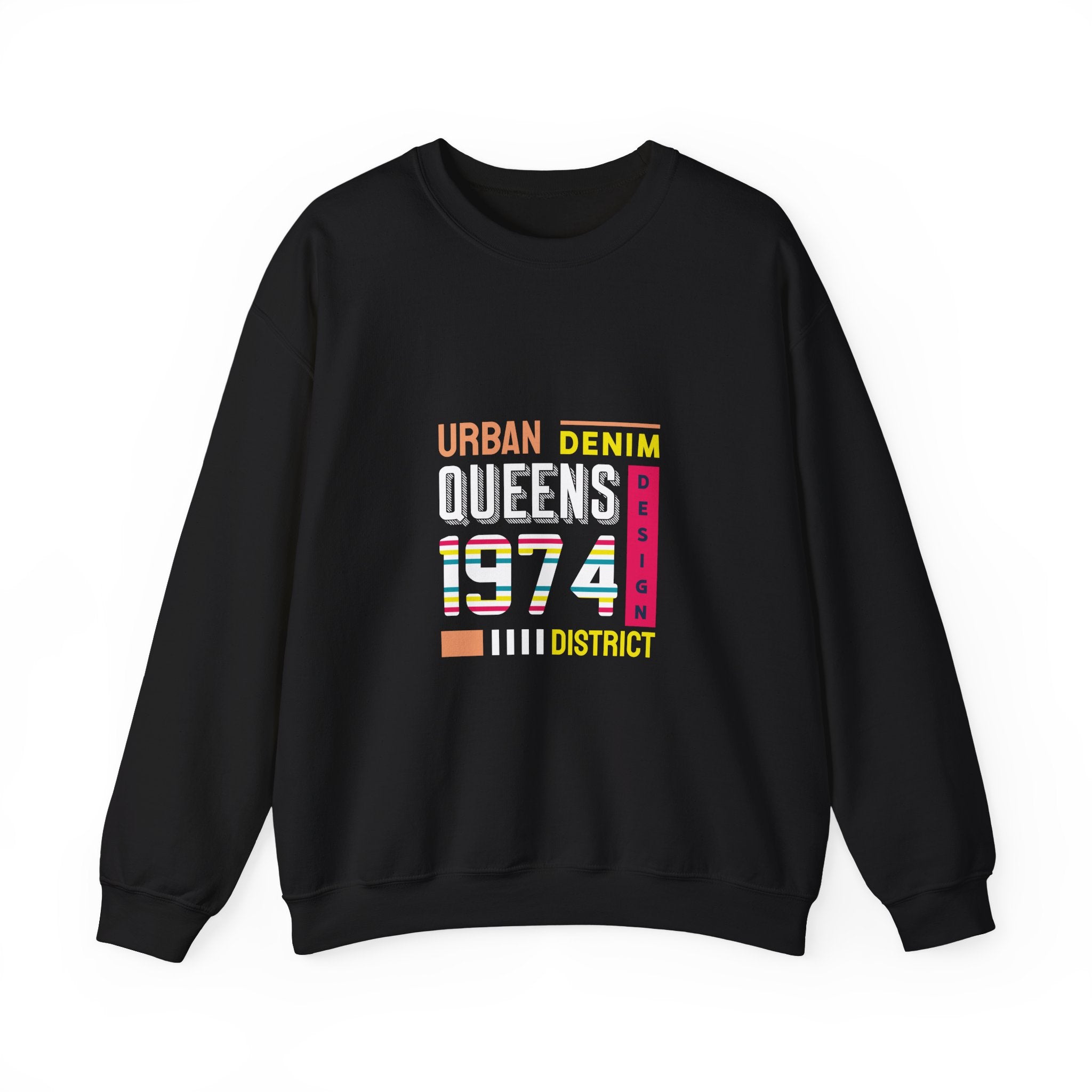 Queens 1974 Urban Denim Sweatshirt