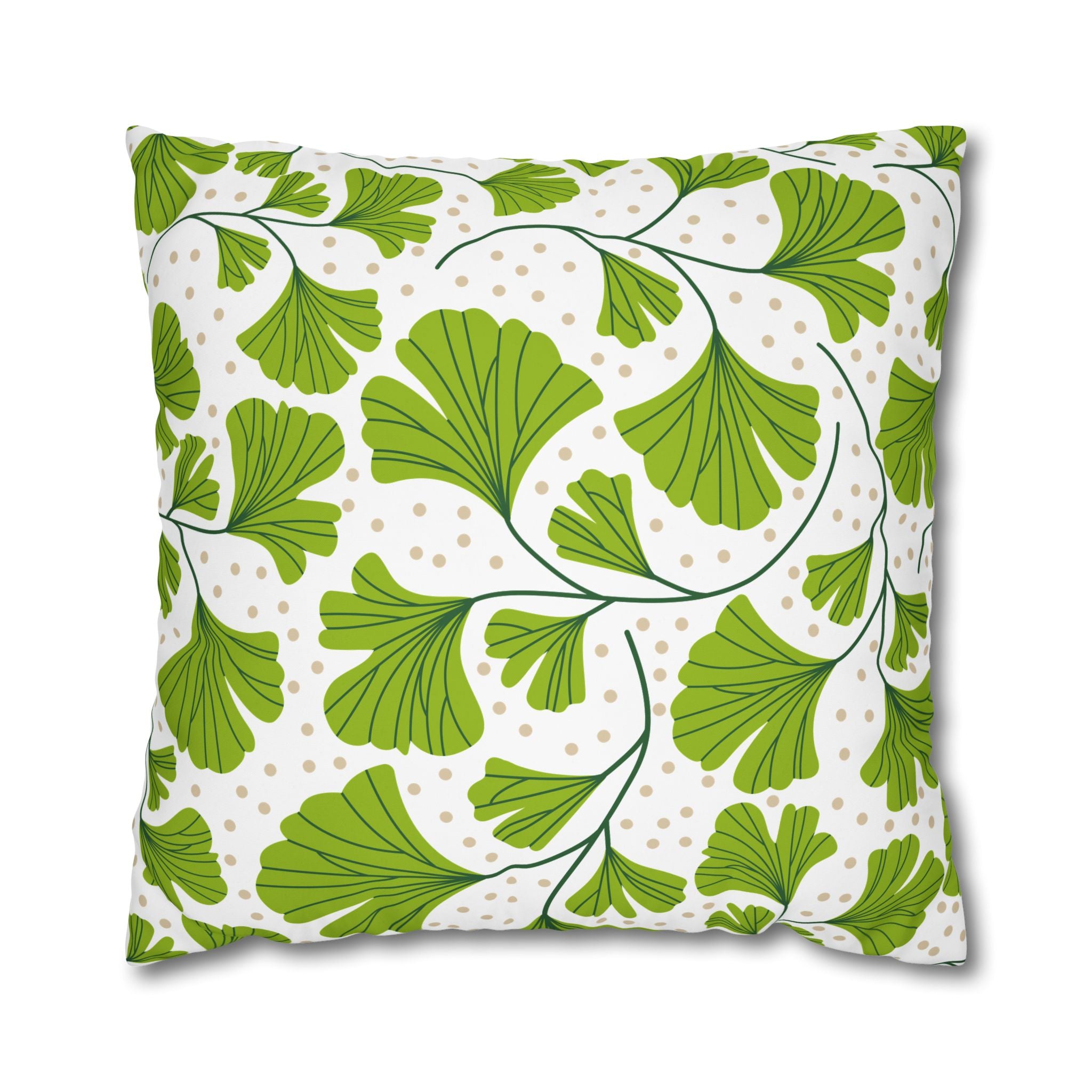 Ginkgo Biloba Pillowcase - Modern Botanical