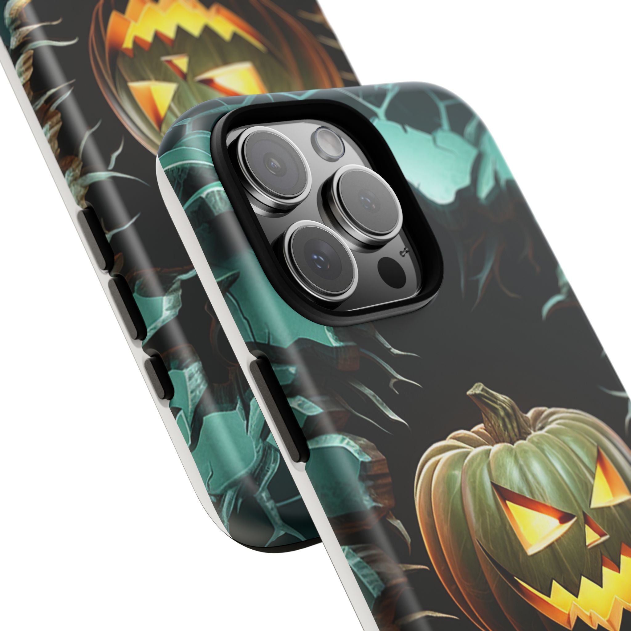 Spooky Jack-o'-Lantern Hexagon iPhone Case