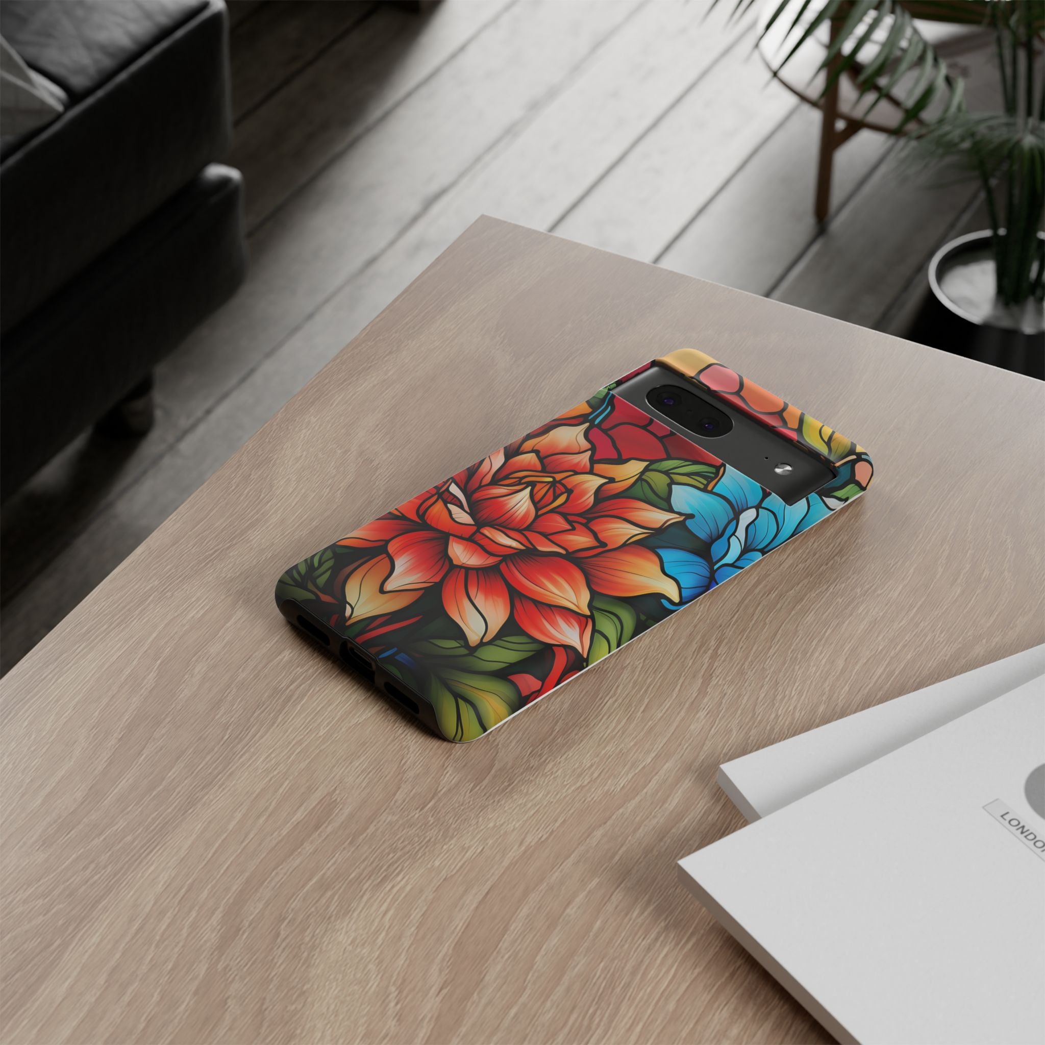 Stained Glass Floral Google Pixel Case (All Models)