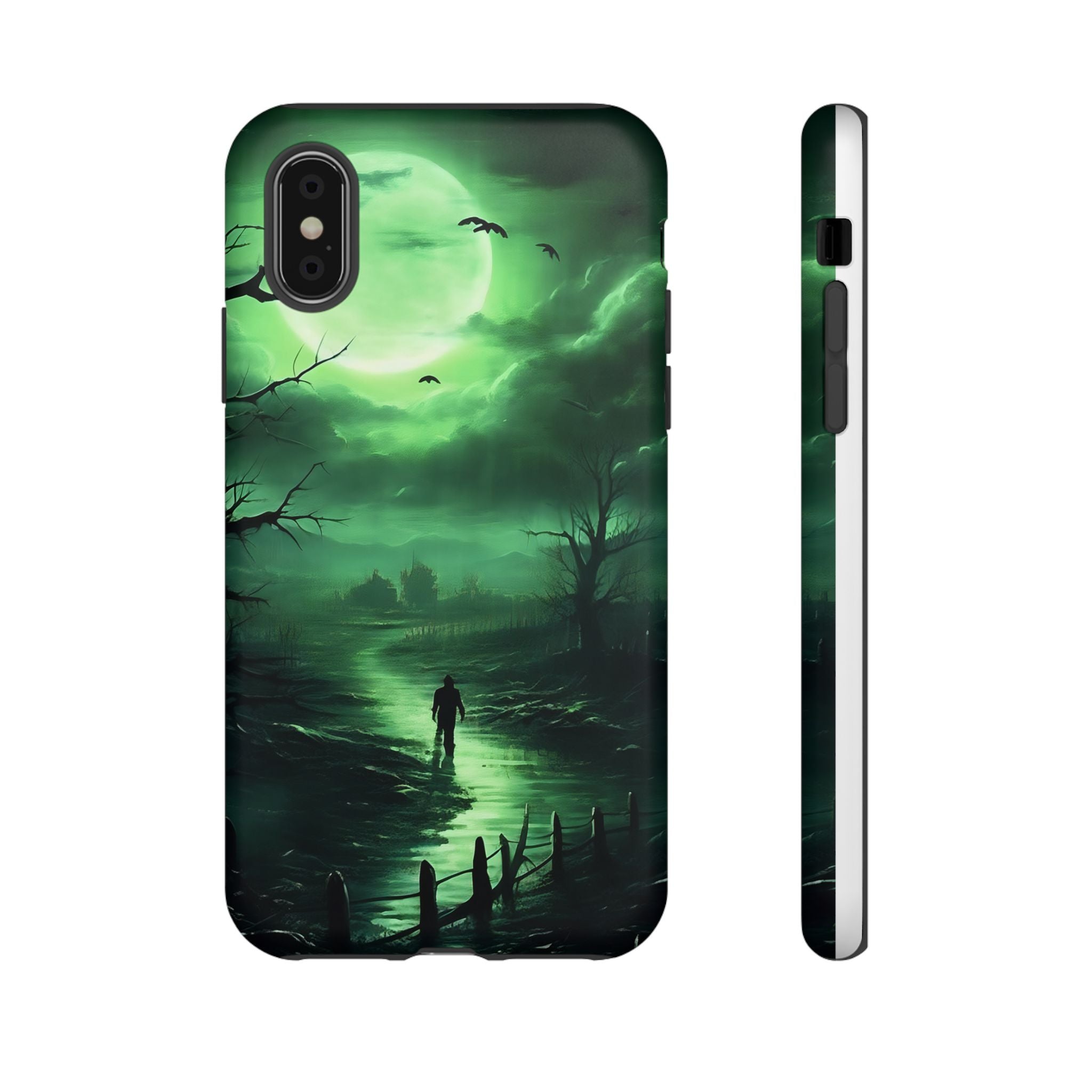 Swamp Moon Gothic iPhone Case - Hexagon Stone