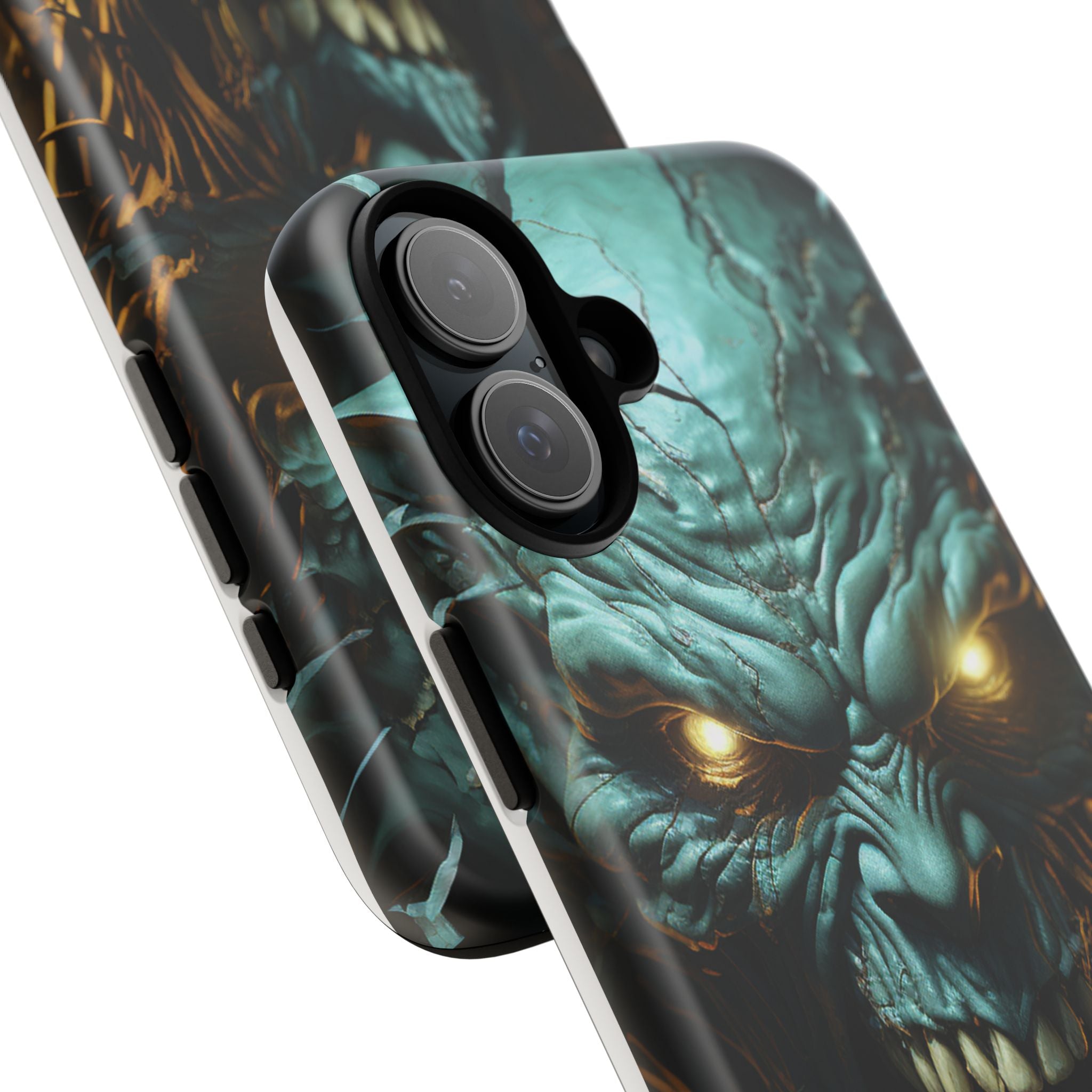 Monstrous Roar Hexagon Stone iPhone Case