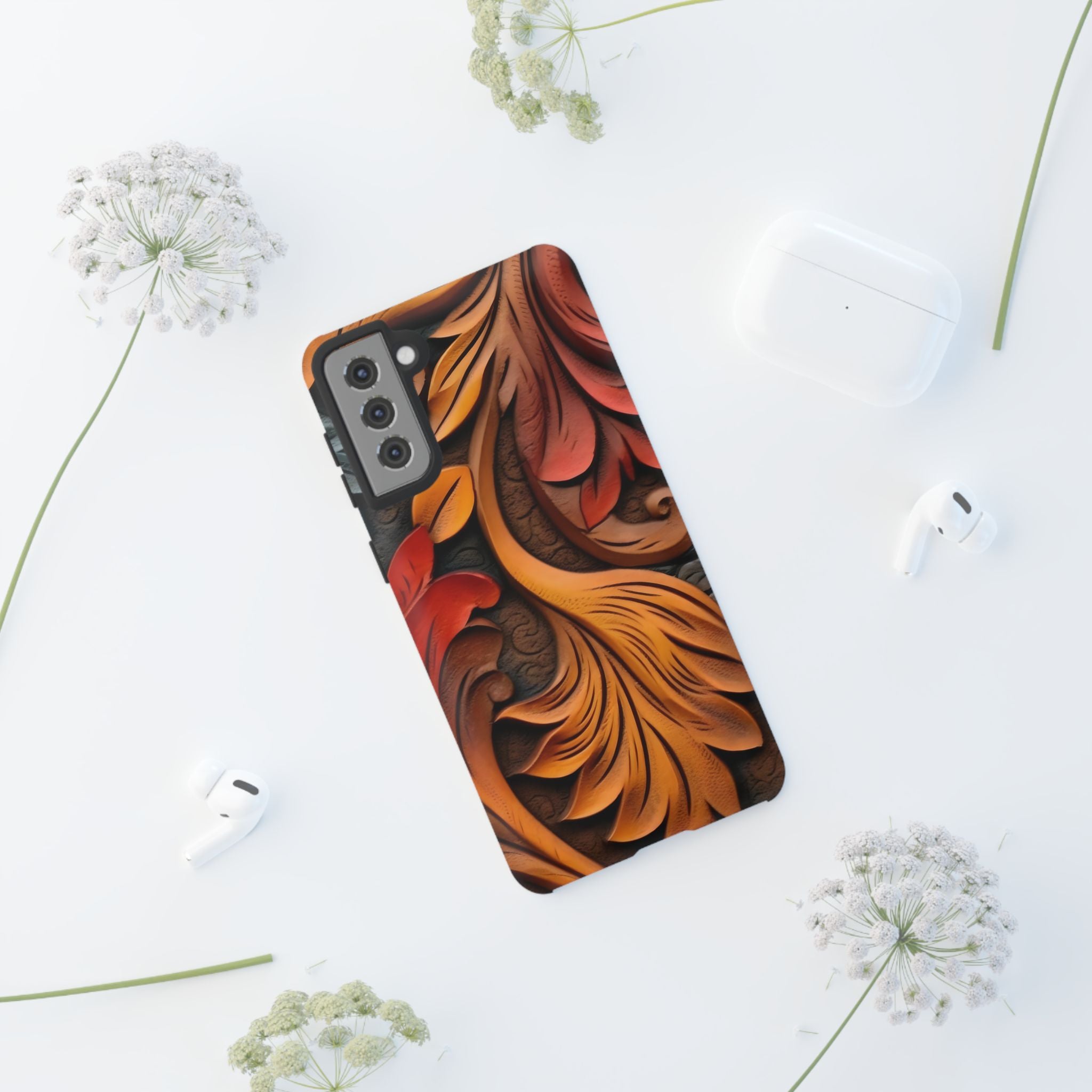 Baroque Floral Samsung Phone Case