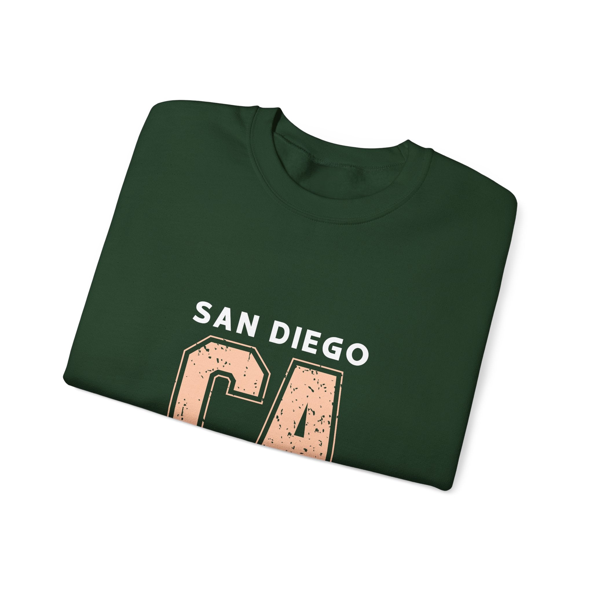 San Diego CA Sweatshirt - Retro Style