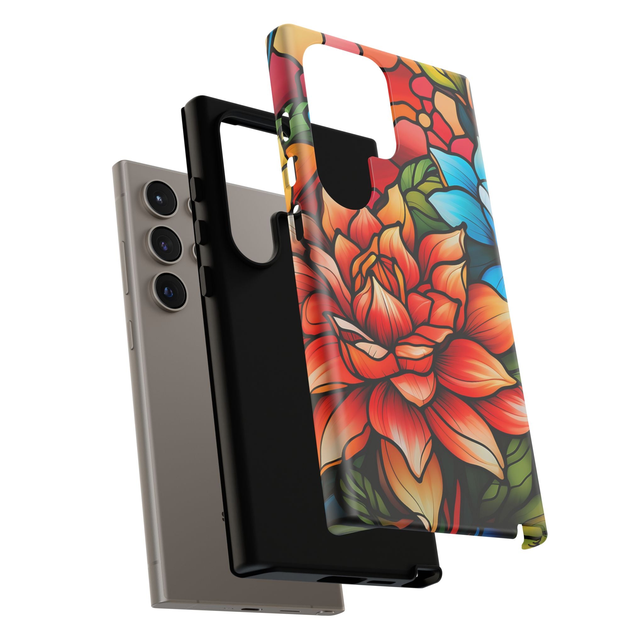 Stained Glass Floral Samsung Case