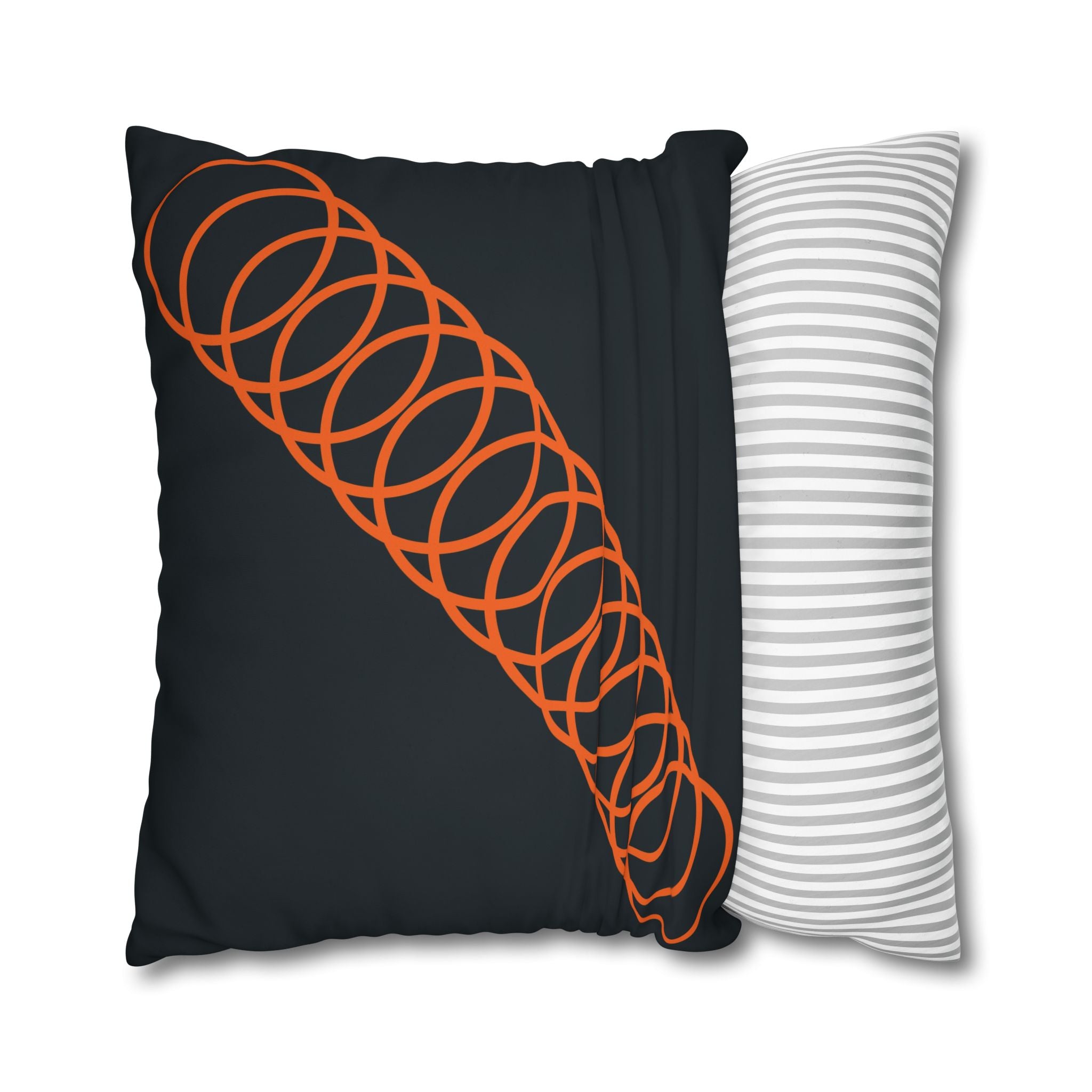 Orange Coil Spring Pillowcase - Teal