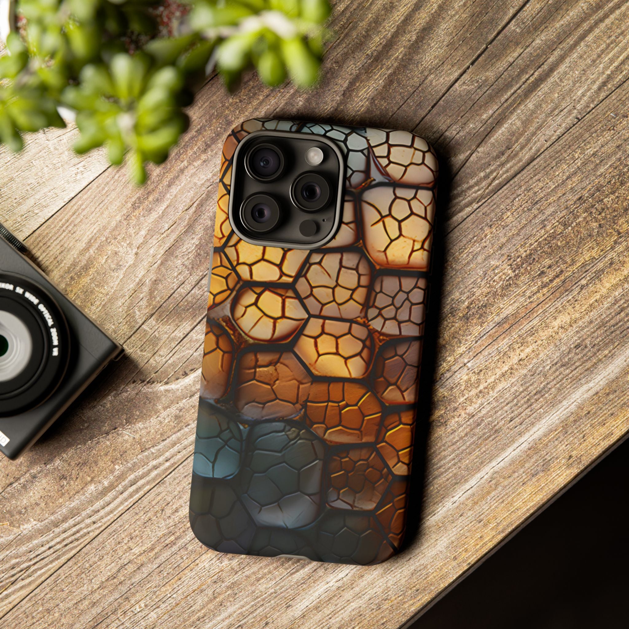 Honeycomb iPhone Case: Abstract Art