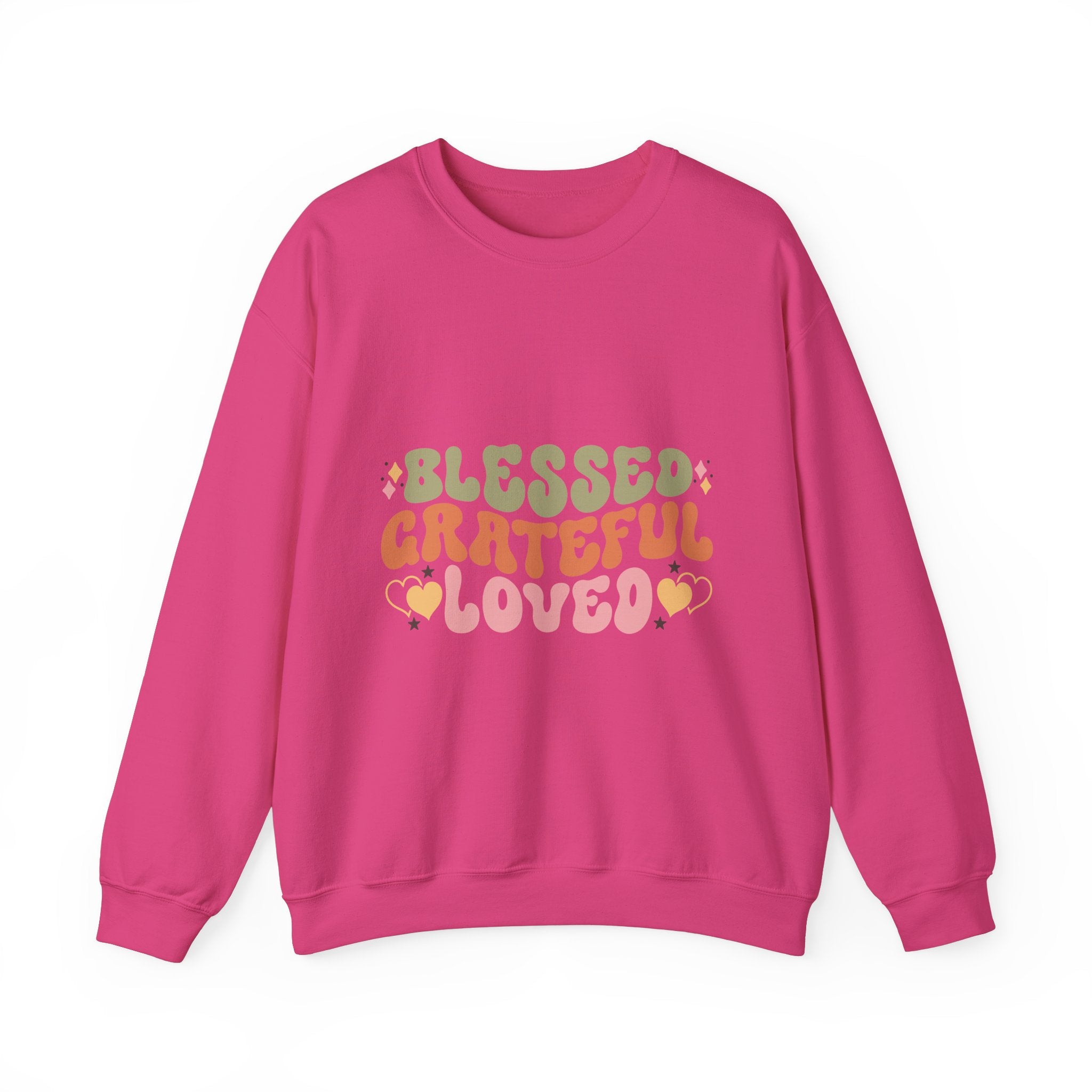 Blessed Grateful Loved Thanksgiving Sweatshirt