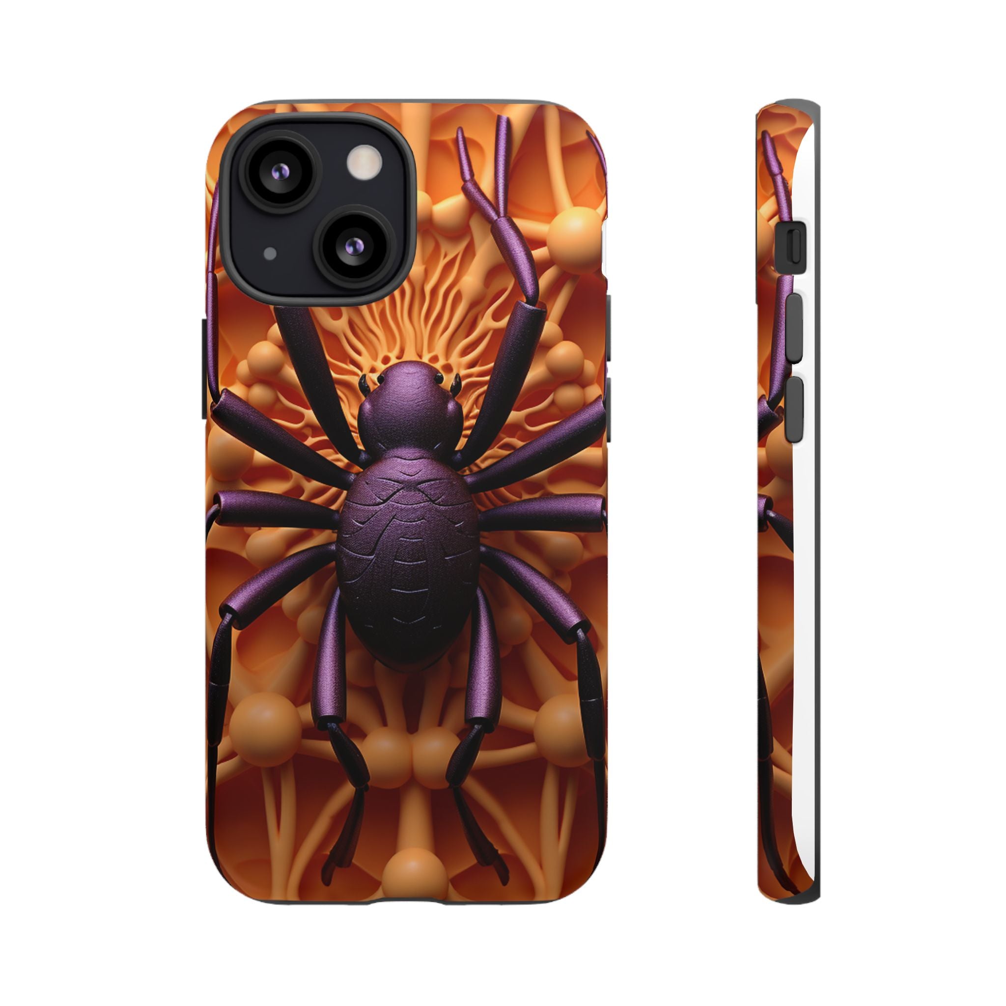 Metallic Spider Hexagon iPhone Case