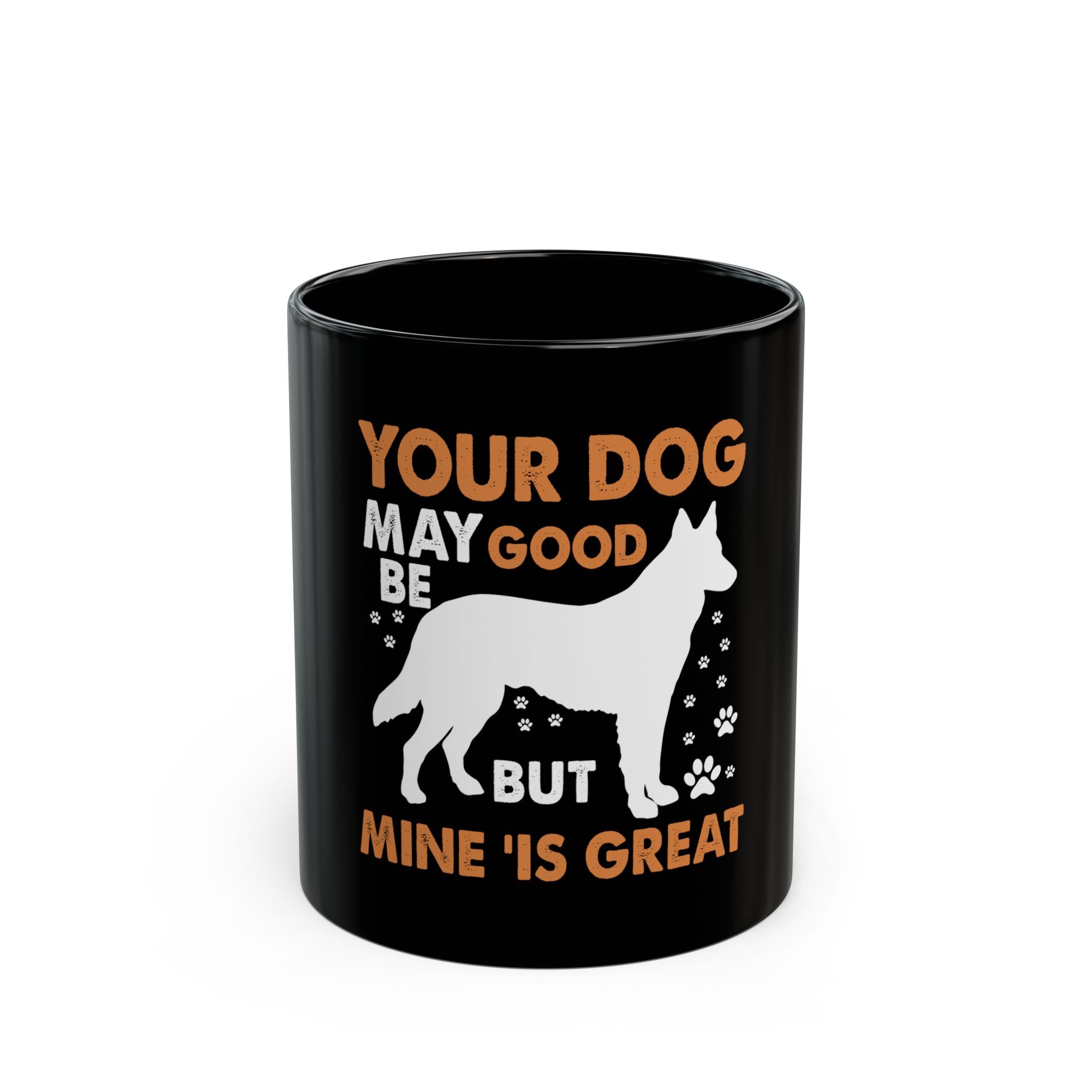 My Dog's Great! 11oz/15oz Black Mug