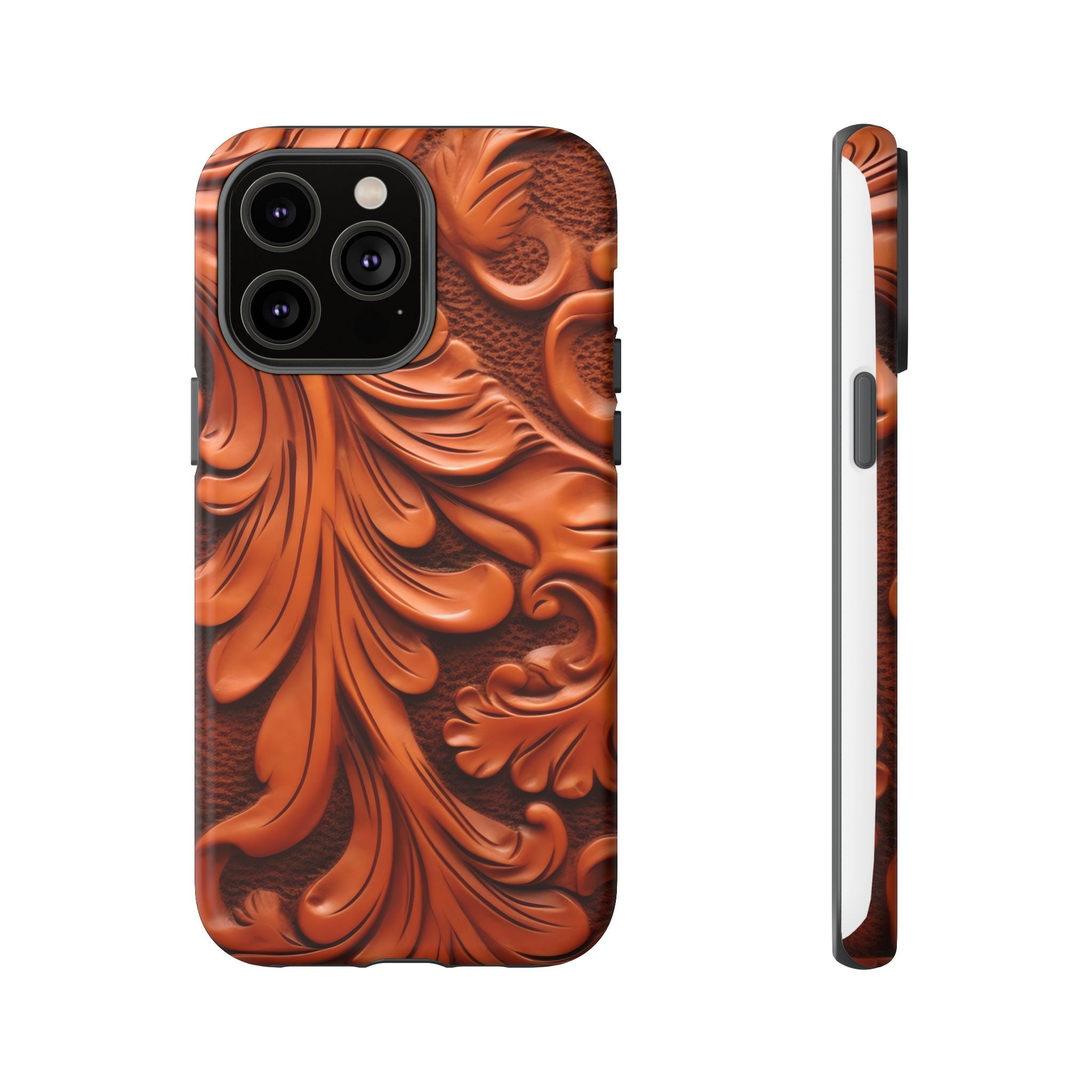 Baroque Acanthus Hexagon iPhone Case