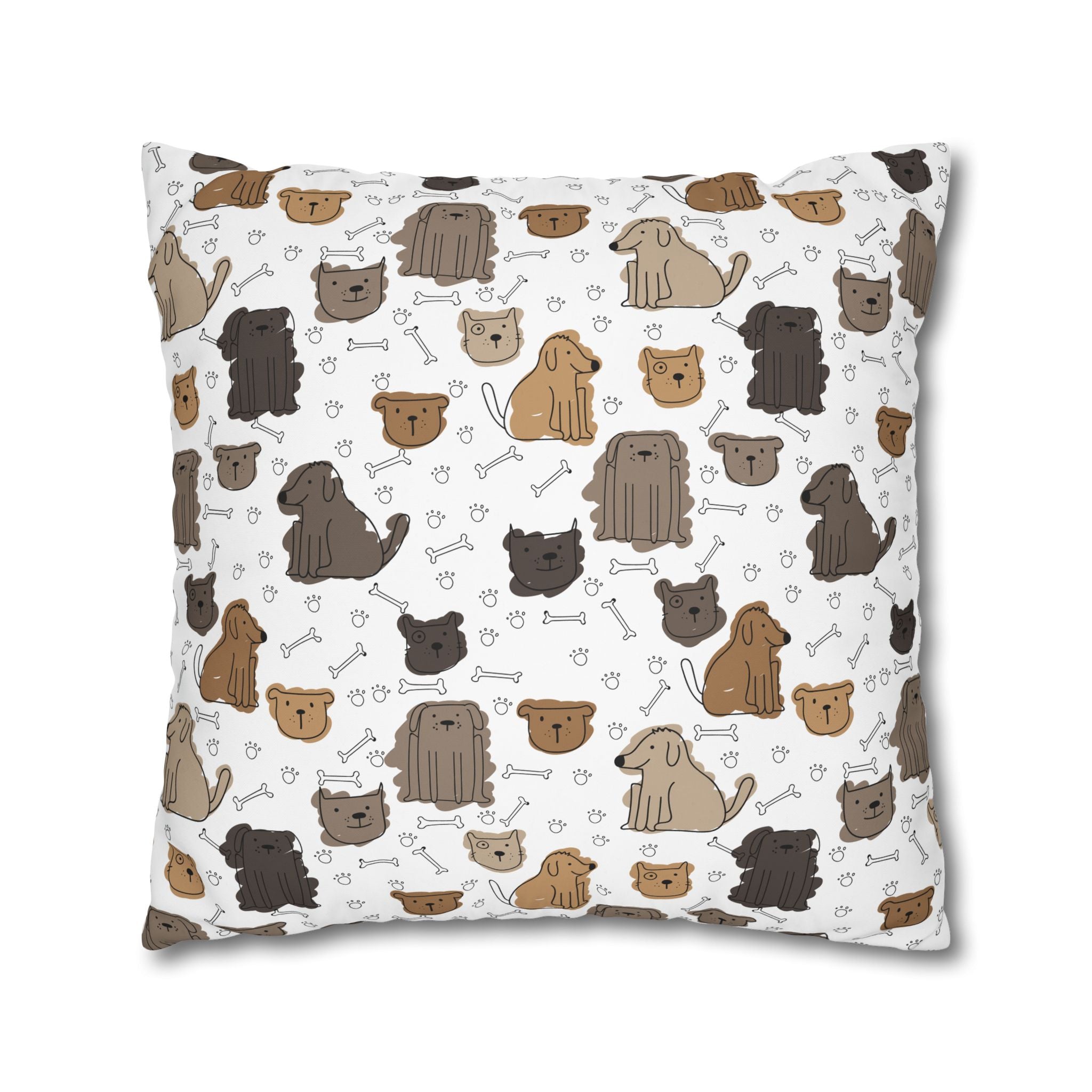 Cute Dog & Cat Pillowcase for Kids