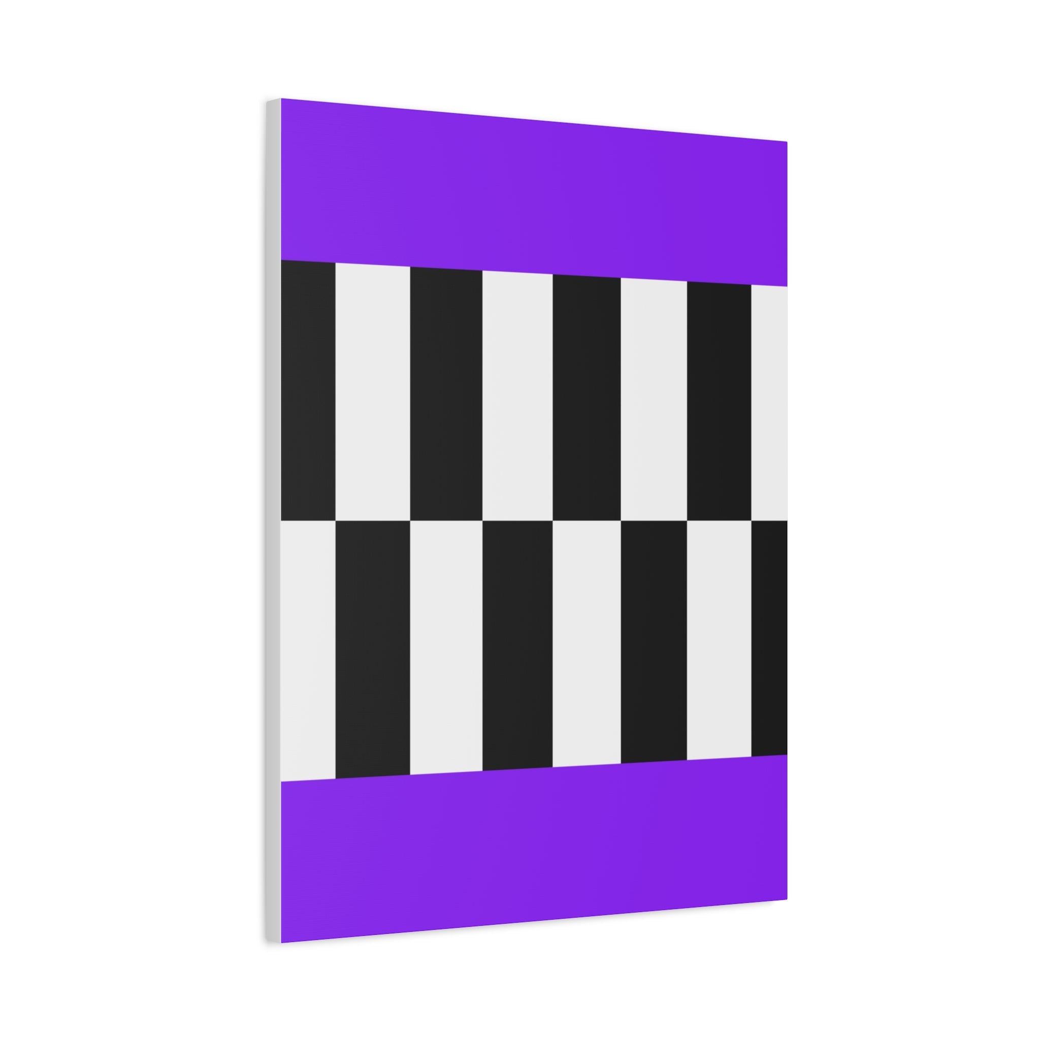 Minimalist Checkerboard Canvas Art