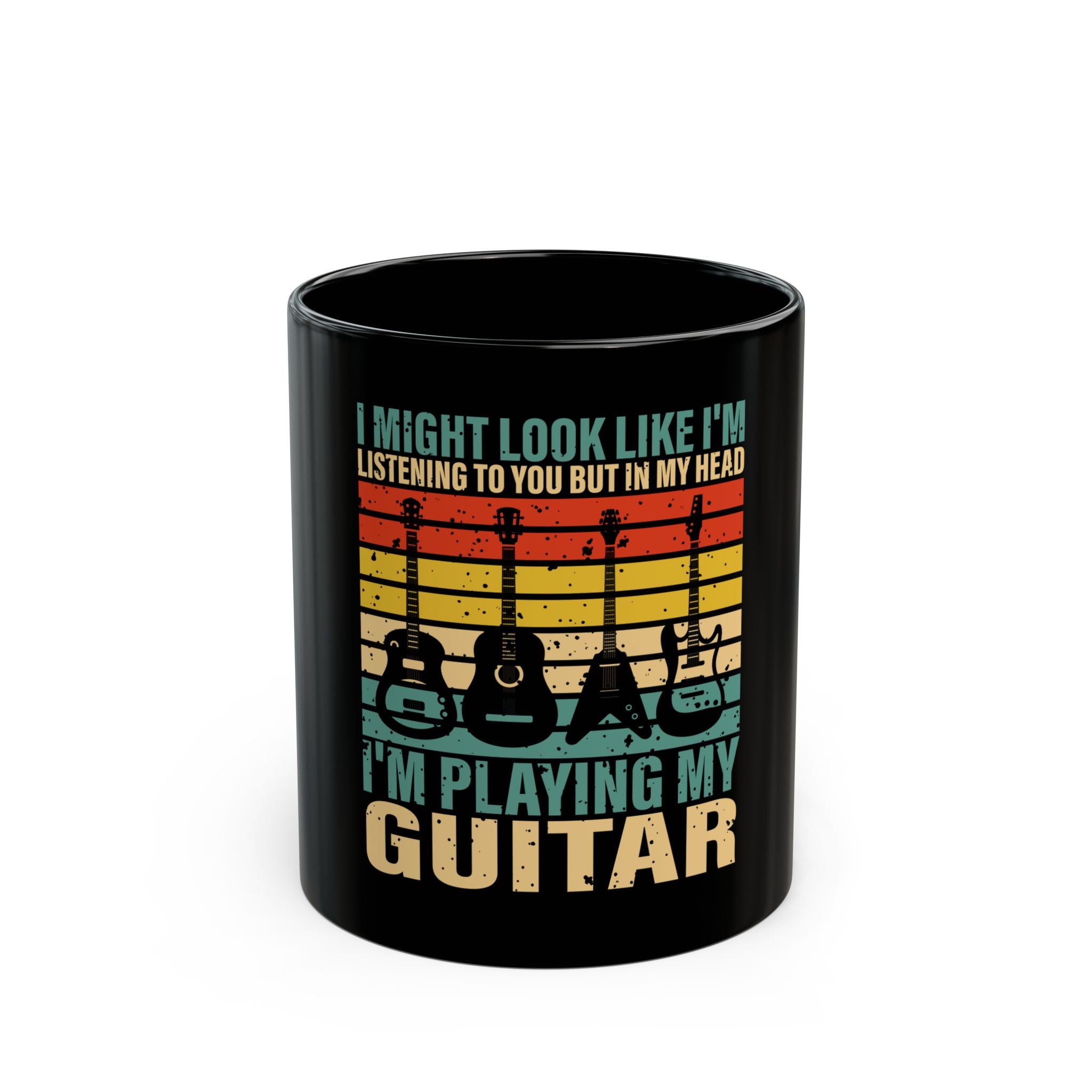 Guitar Lover Mug - Retro Music Gift