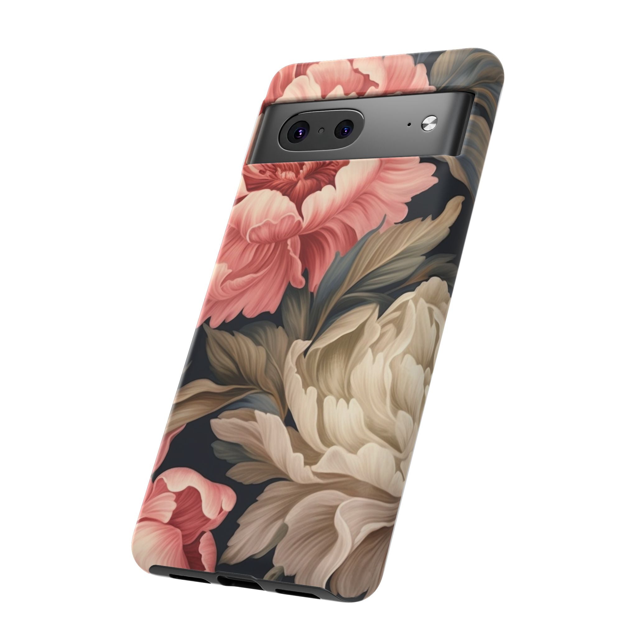 Blush Peony Floral Google Pixel Case (All Models)