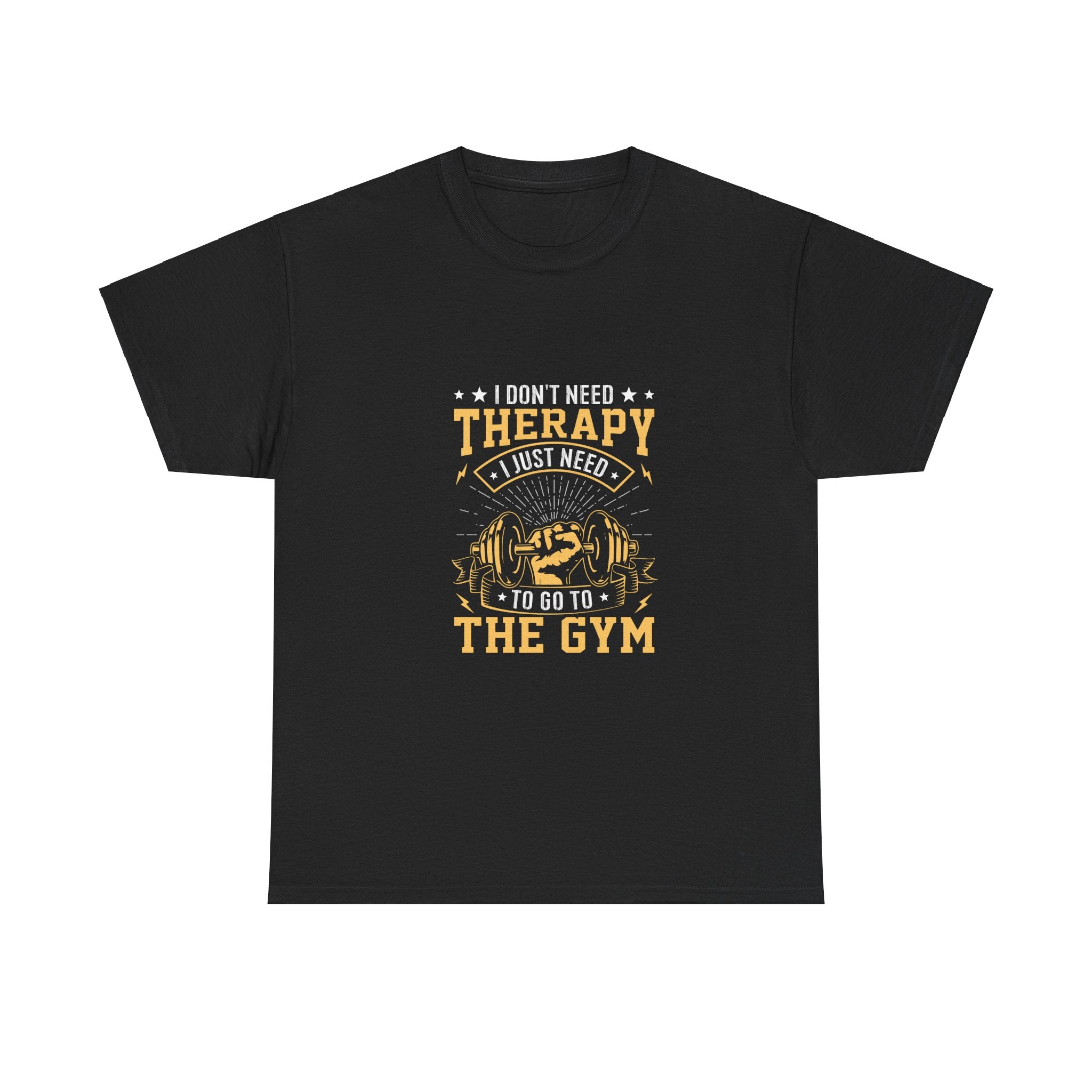 Gym Therapy T-Shirt - Vintage Fitness Quote