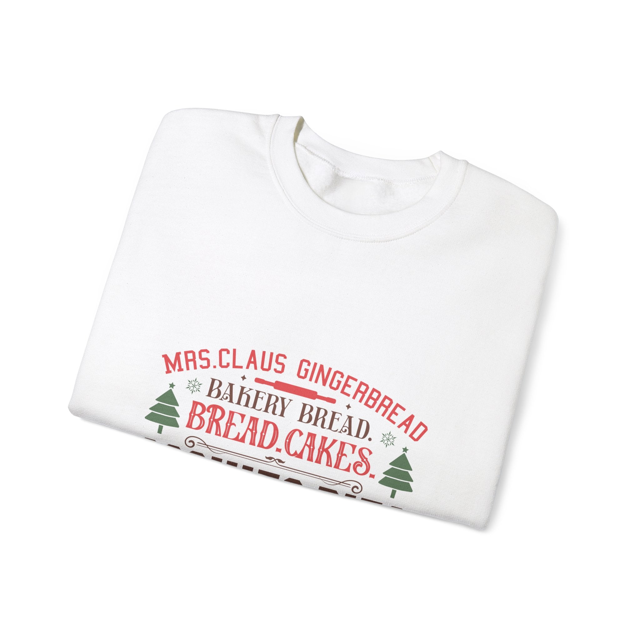 Mrs. Claus Gingerbread Bakery Sweatshirt