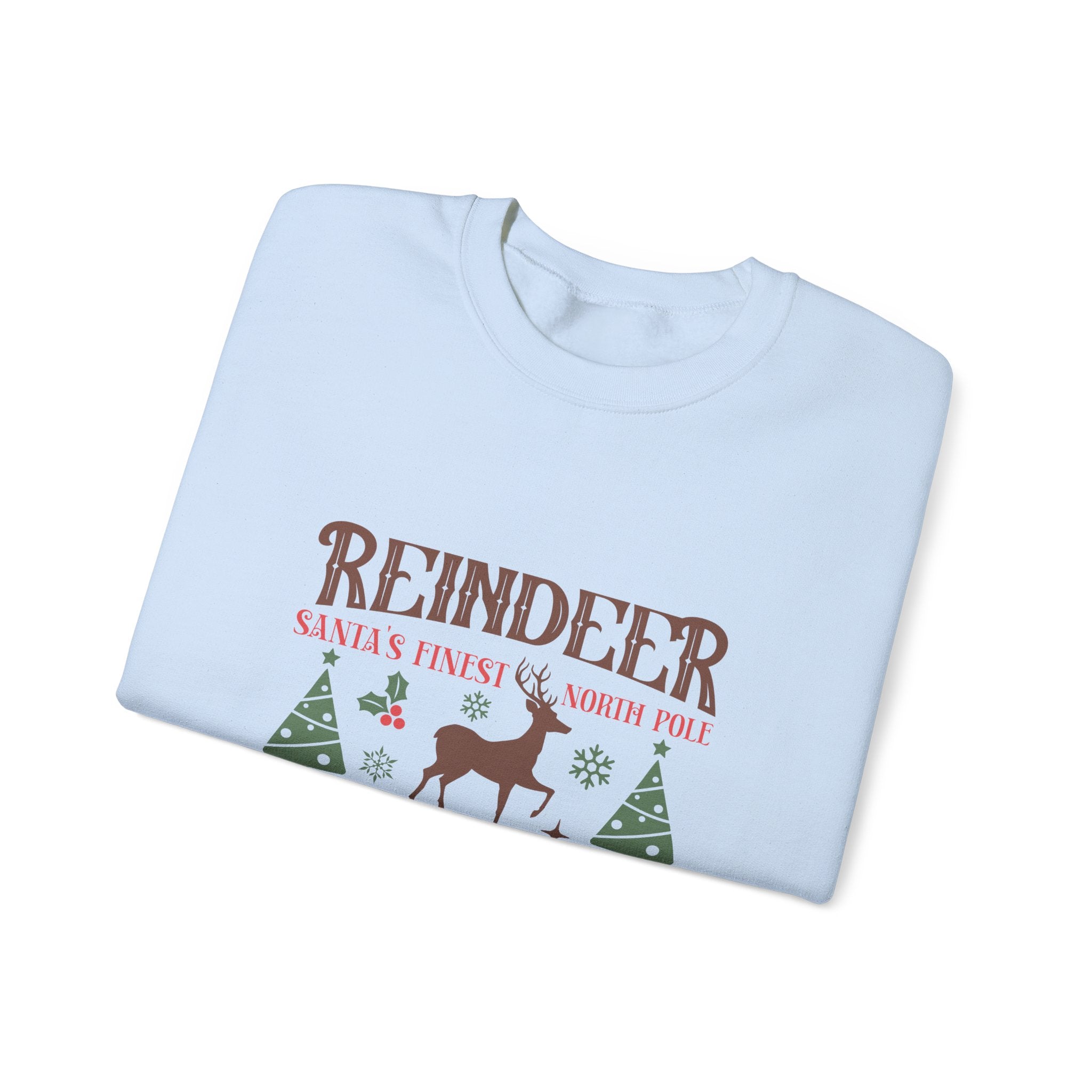 Santa's Finest Reindeer Xmas Sweatshirt