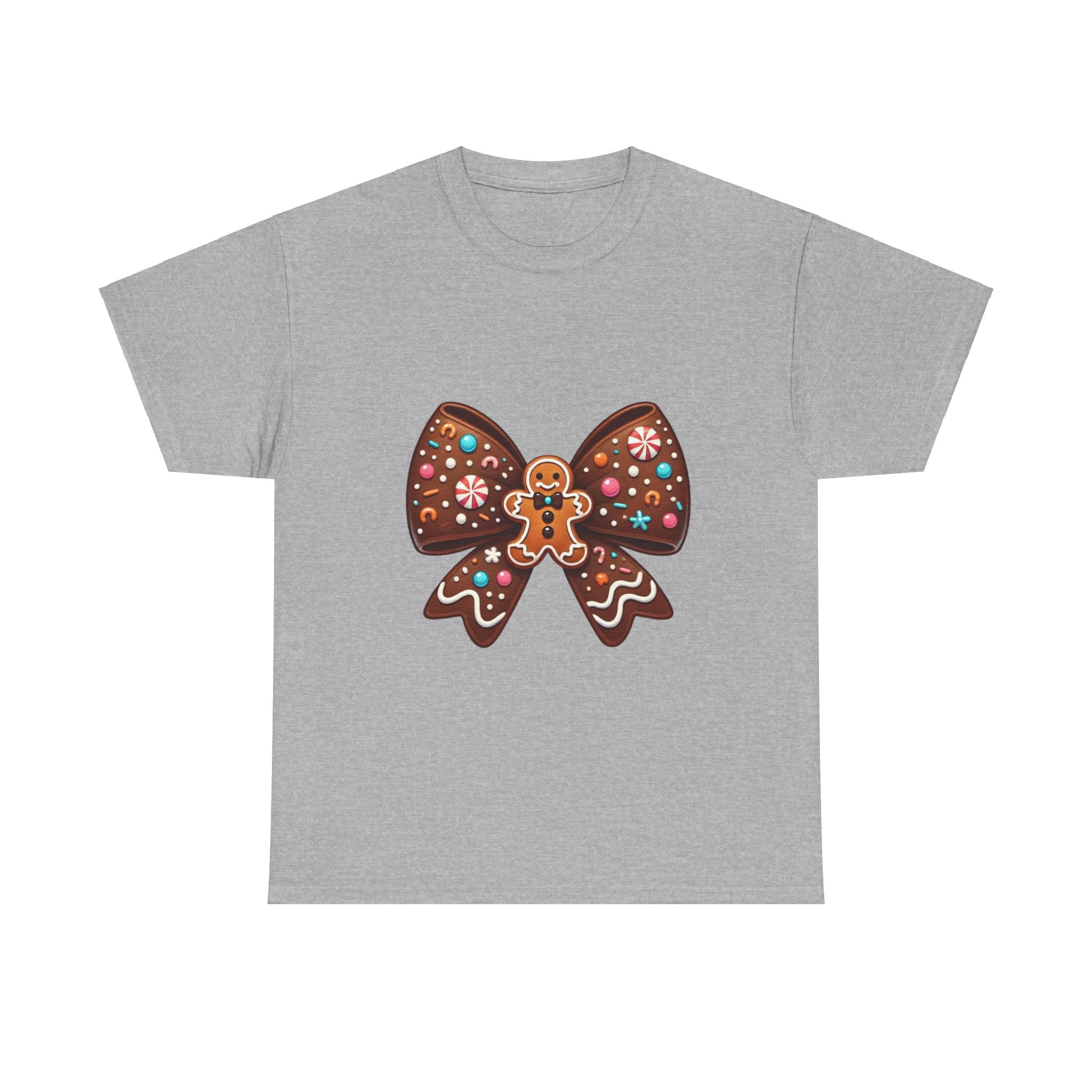 Gingerbread Bow Christmas T-Shirt