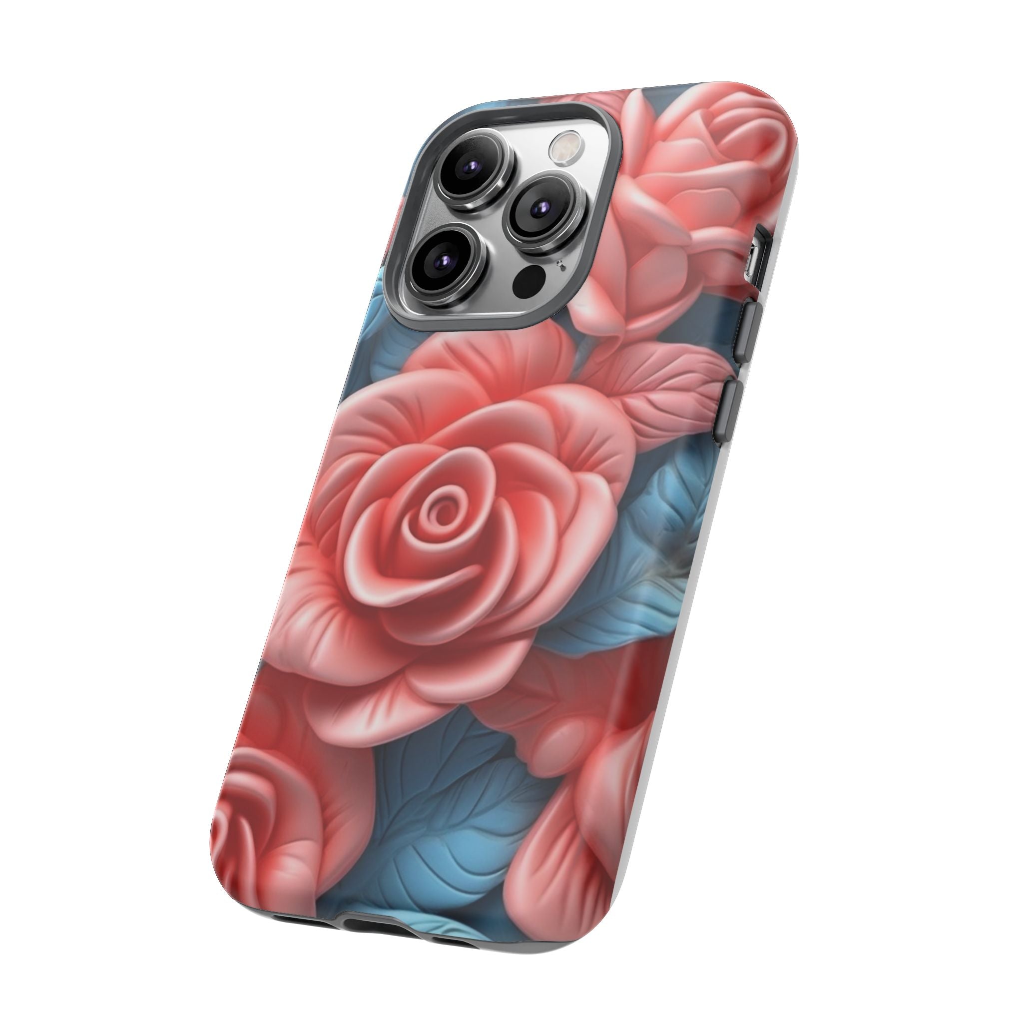 Stylized Floral iPhone Case - Hexagon Stone