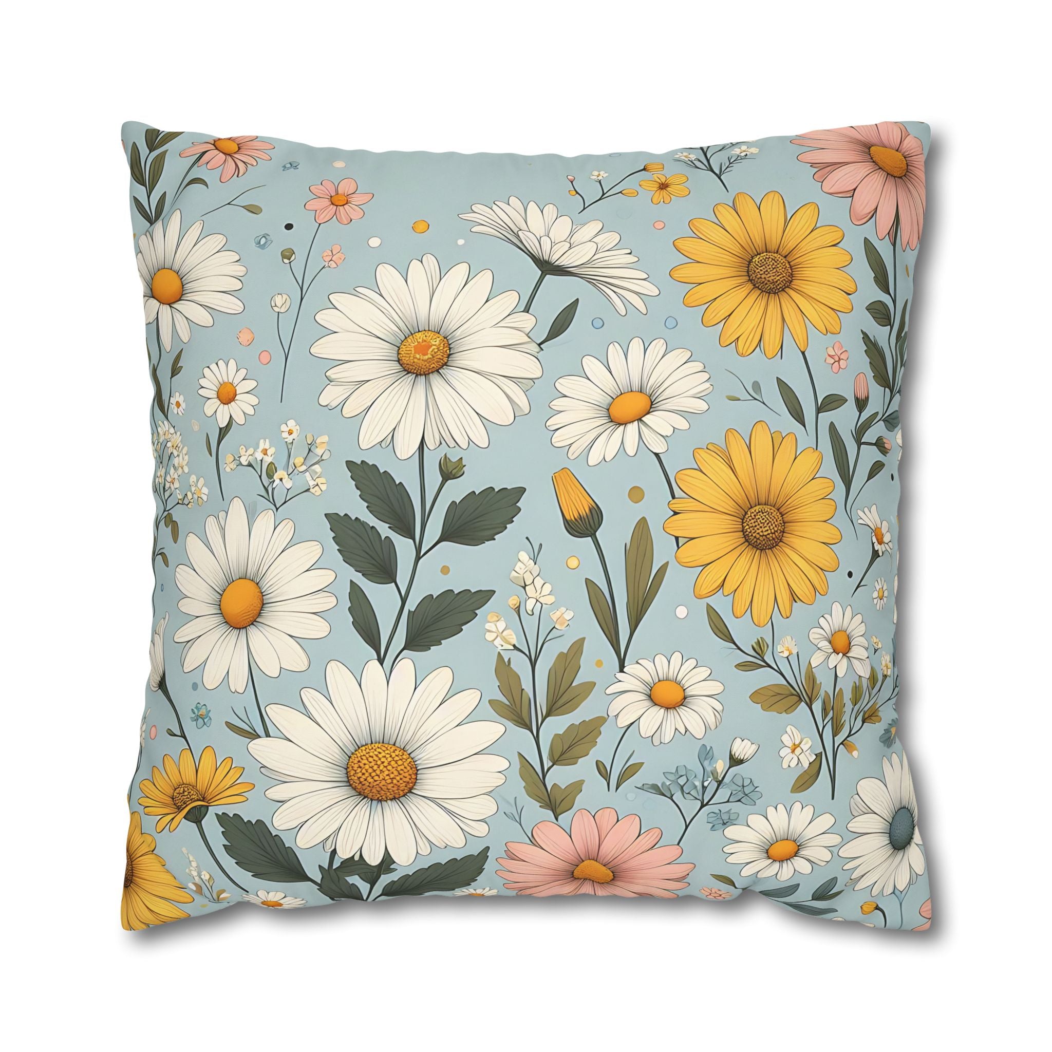 Floral Daisy Pillowcase - Vintage Bloom