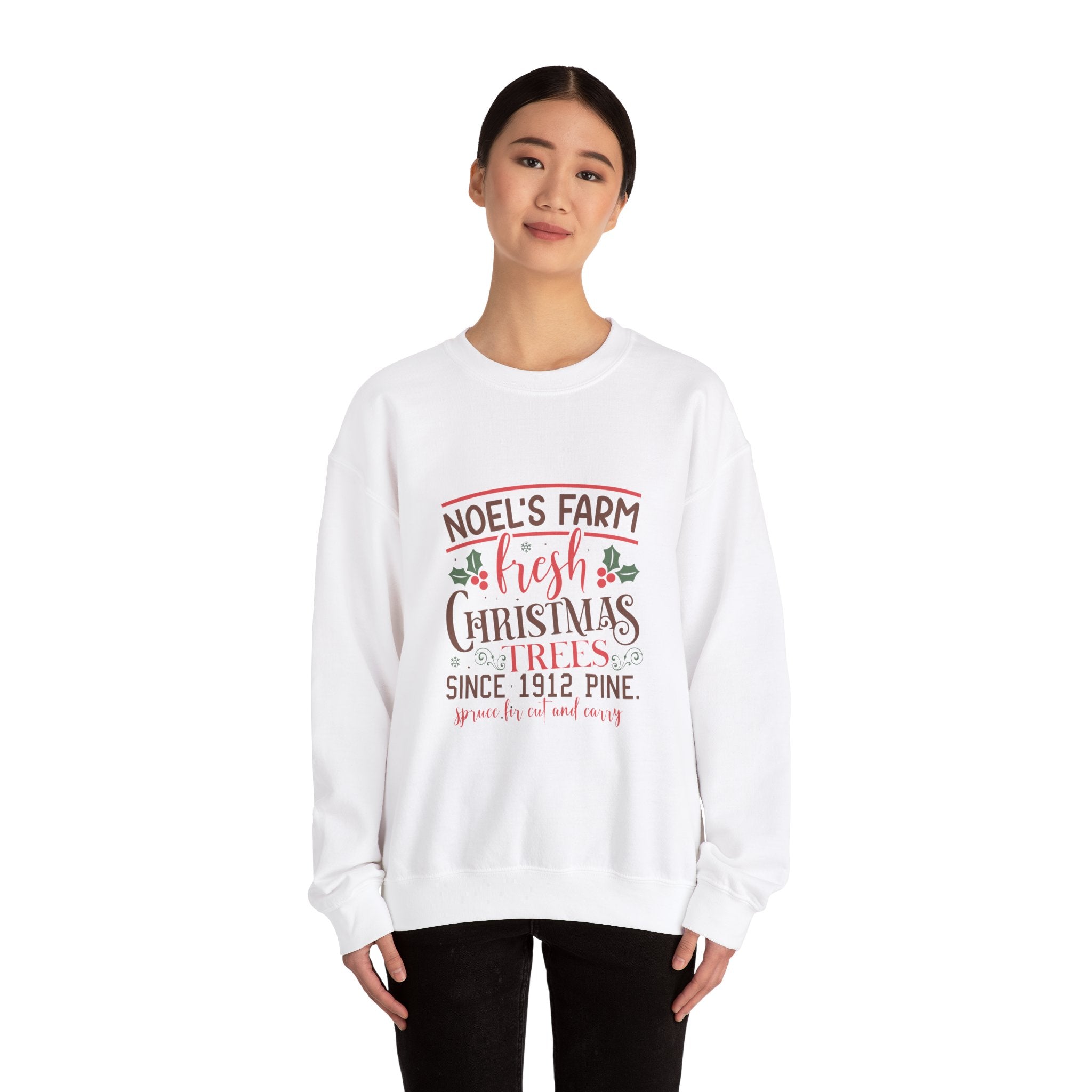 Noel's Farm Christmas Tree Sweatshirt